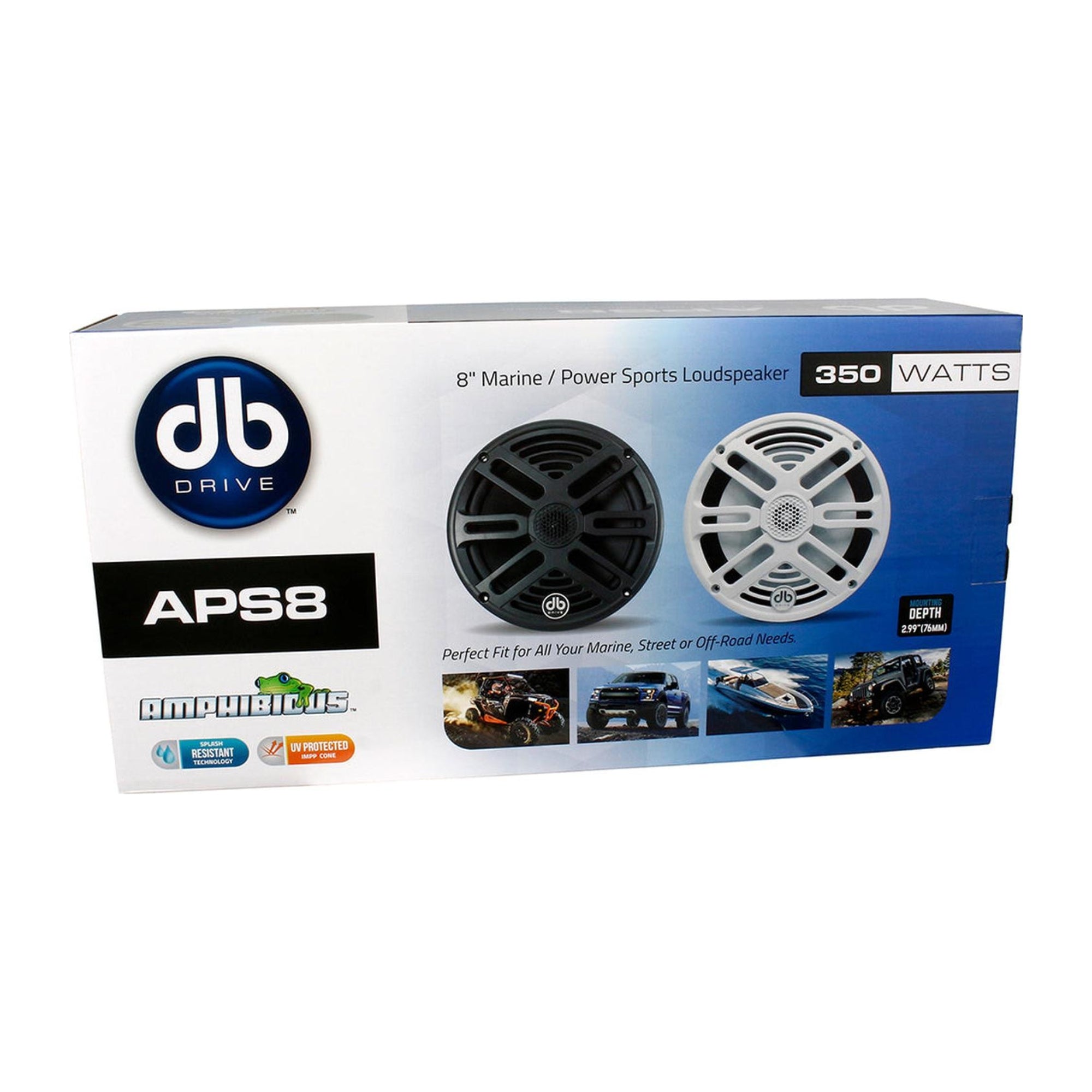 Bocinas Marinas DB Drive APS8W 350 Watts 8 Pulgadas 4 Ohms