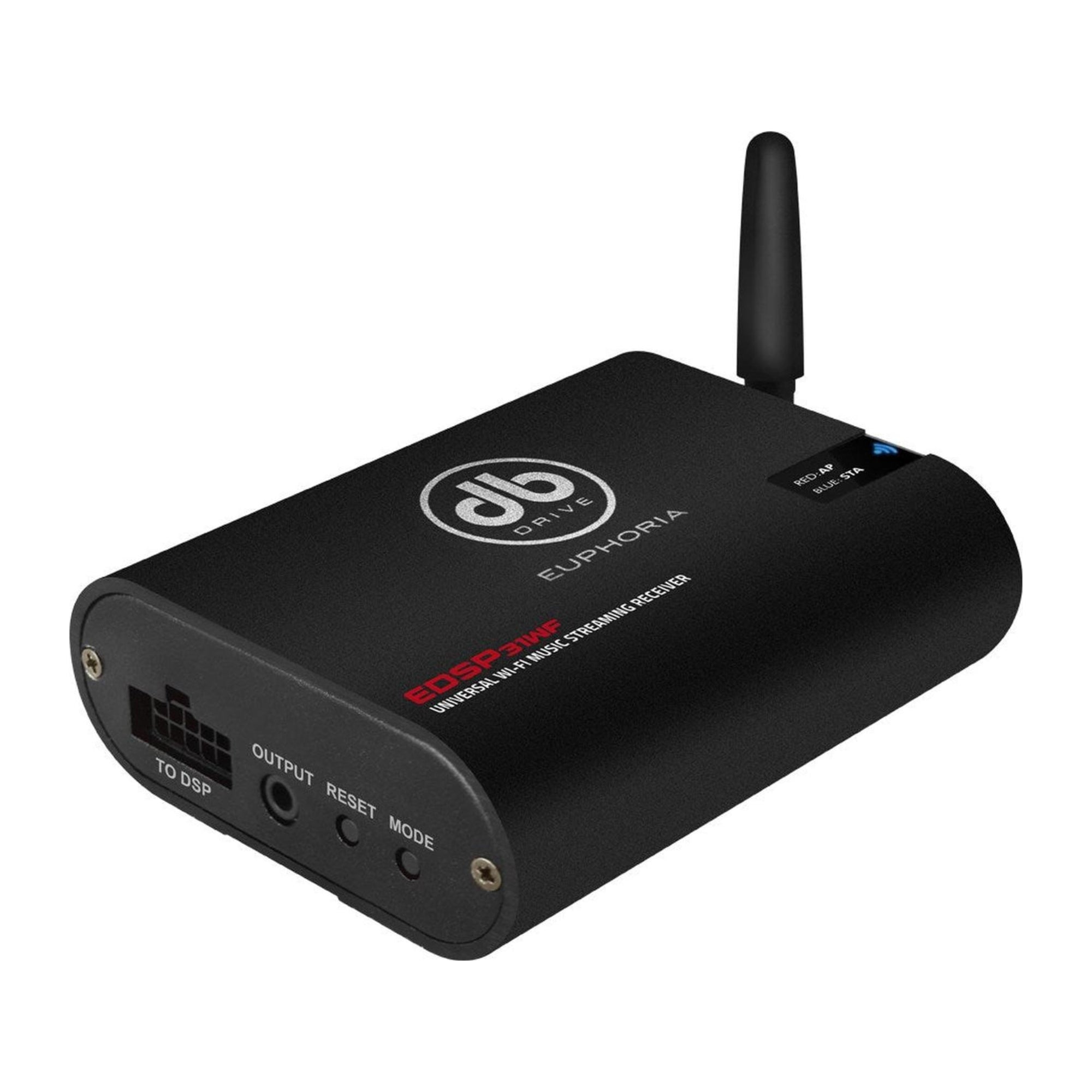 Receptor Universal Wi-Fi para Android & iOs Euphoria EDSP31WF 12 Volts 31 Bandas Salidas RCA