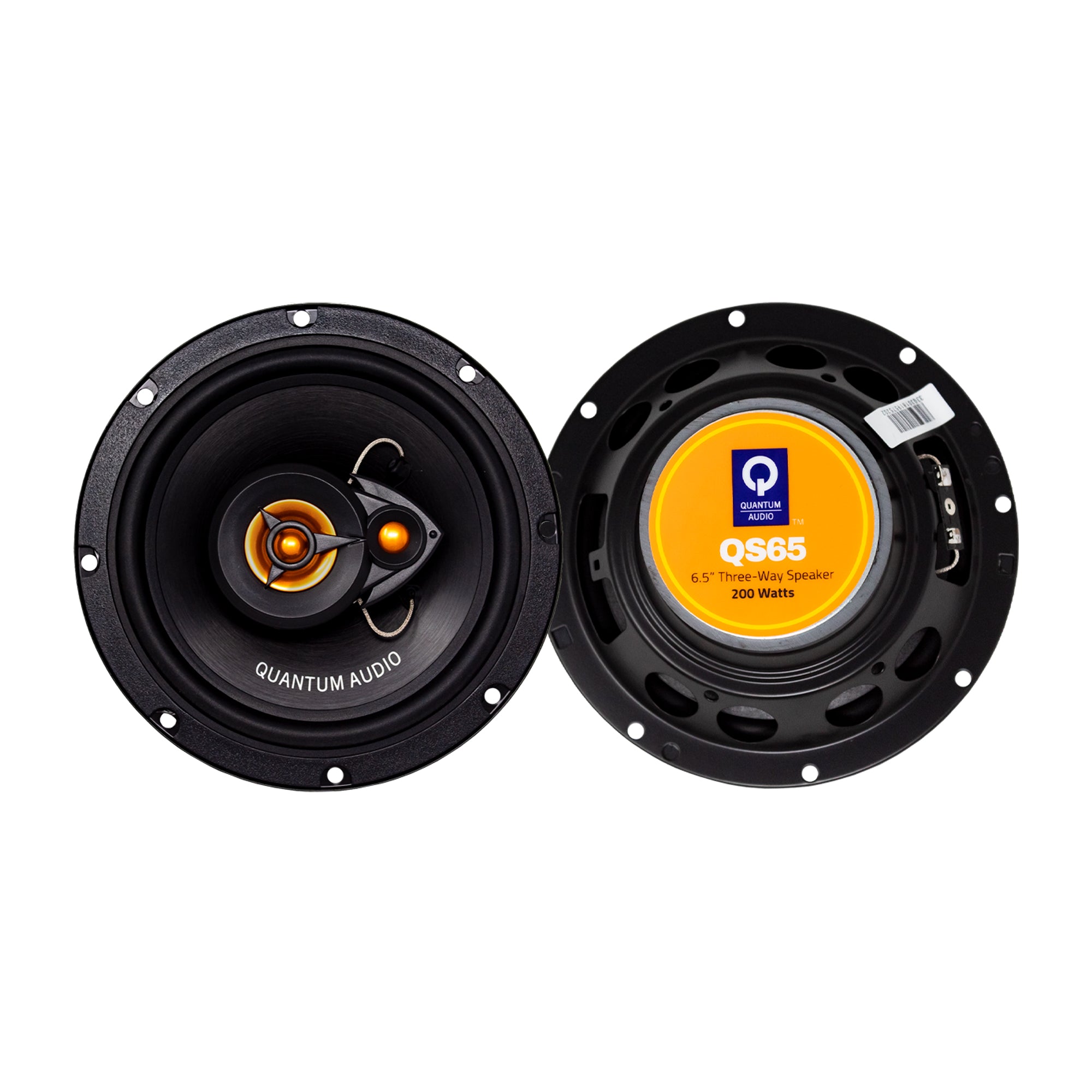 Set de Bocinas Quantum QS65 200 Watts Max 6.5 Pulgadas 4 Ohms 3 Vías 55 Watts RMS con Tweeters