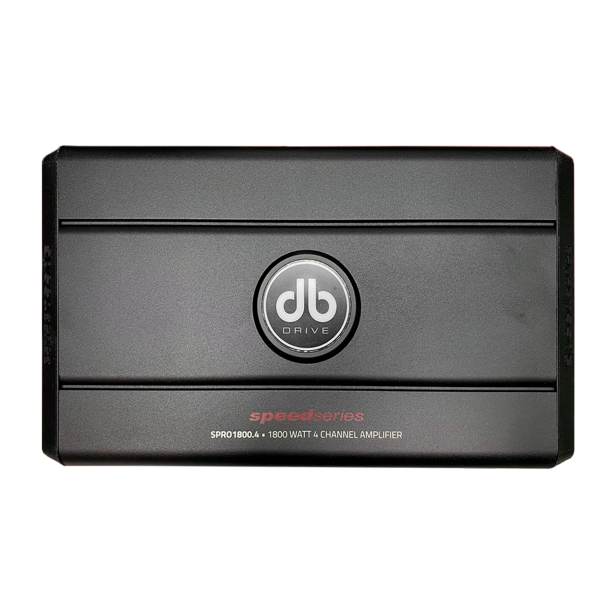 Amplificador 4 Canales DB Drive SPRO1800.4 1800 Watts Clase AB 2 Ohms Speed Series