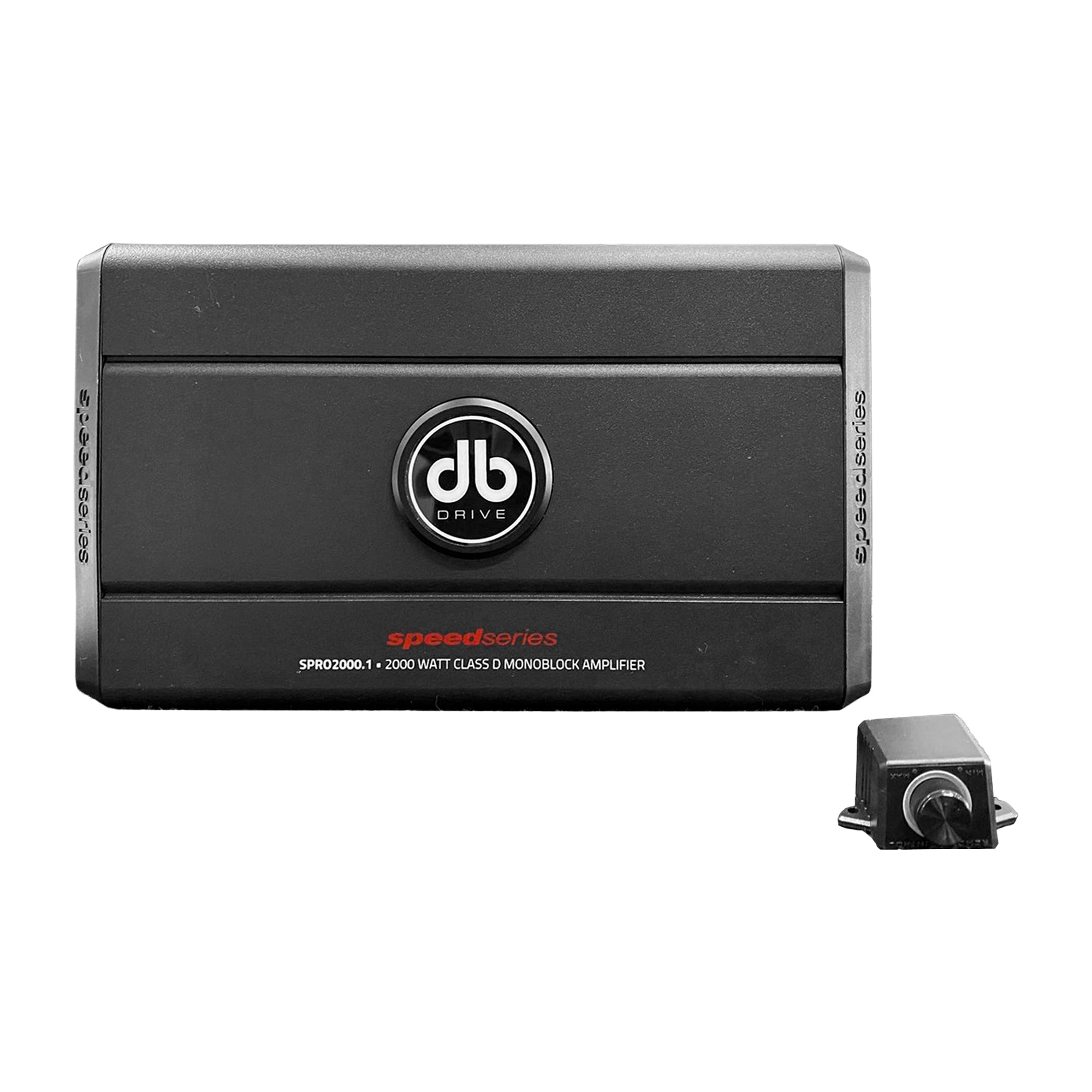 Amplificador Monoblock DB Drive SPRO2000.1 2000 Watts Clase D con Controlador de Bajos