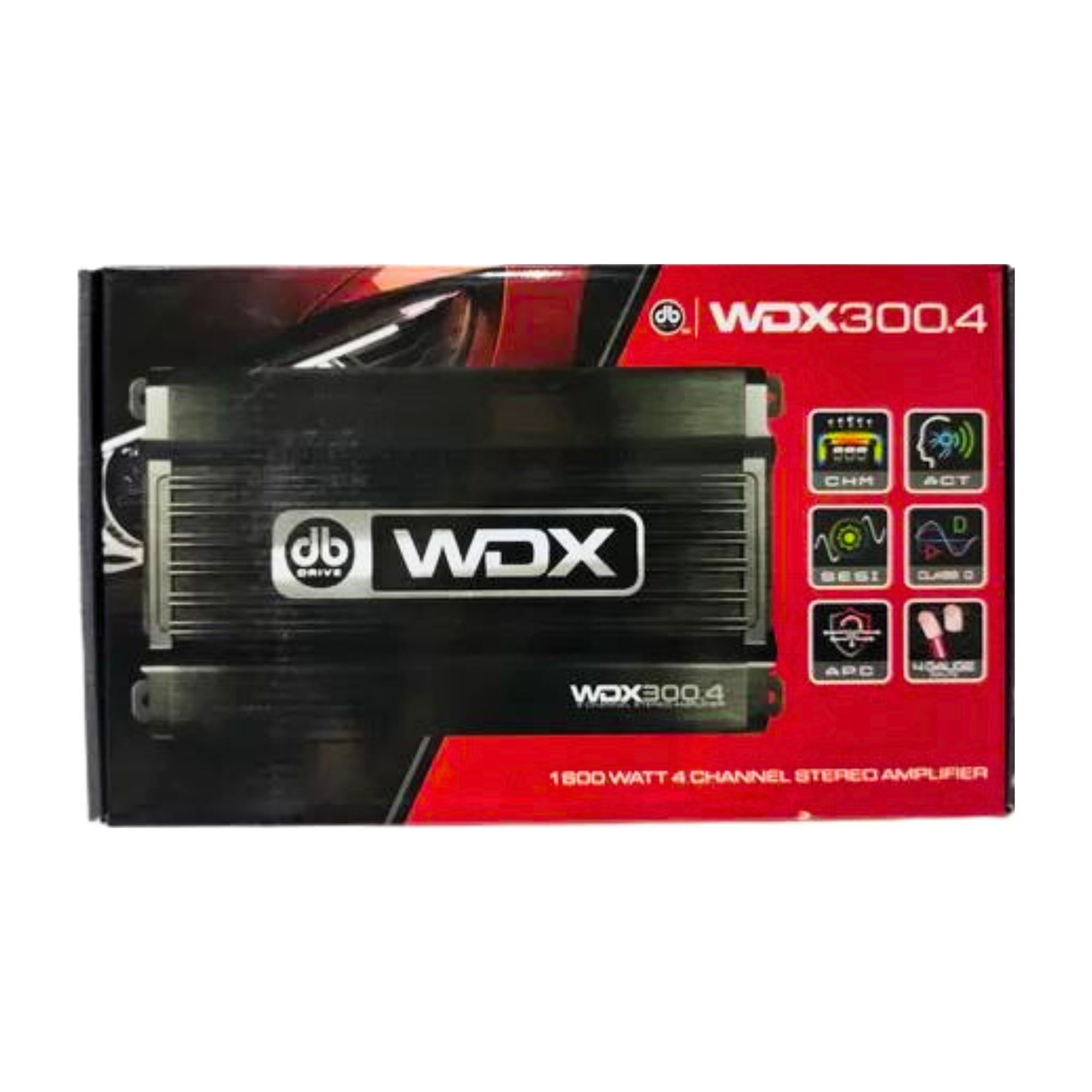 Amplificador 4 Canales DB Drive WDX300.4 1600w Clase D