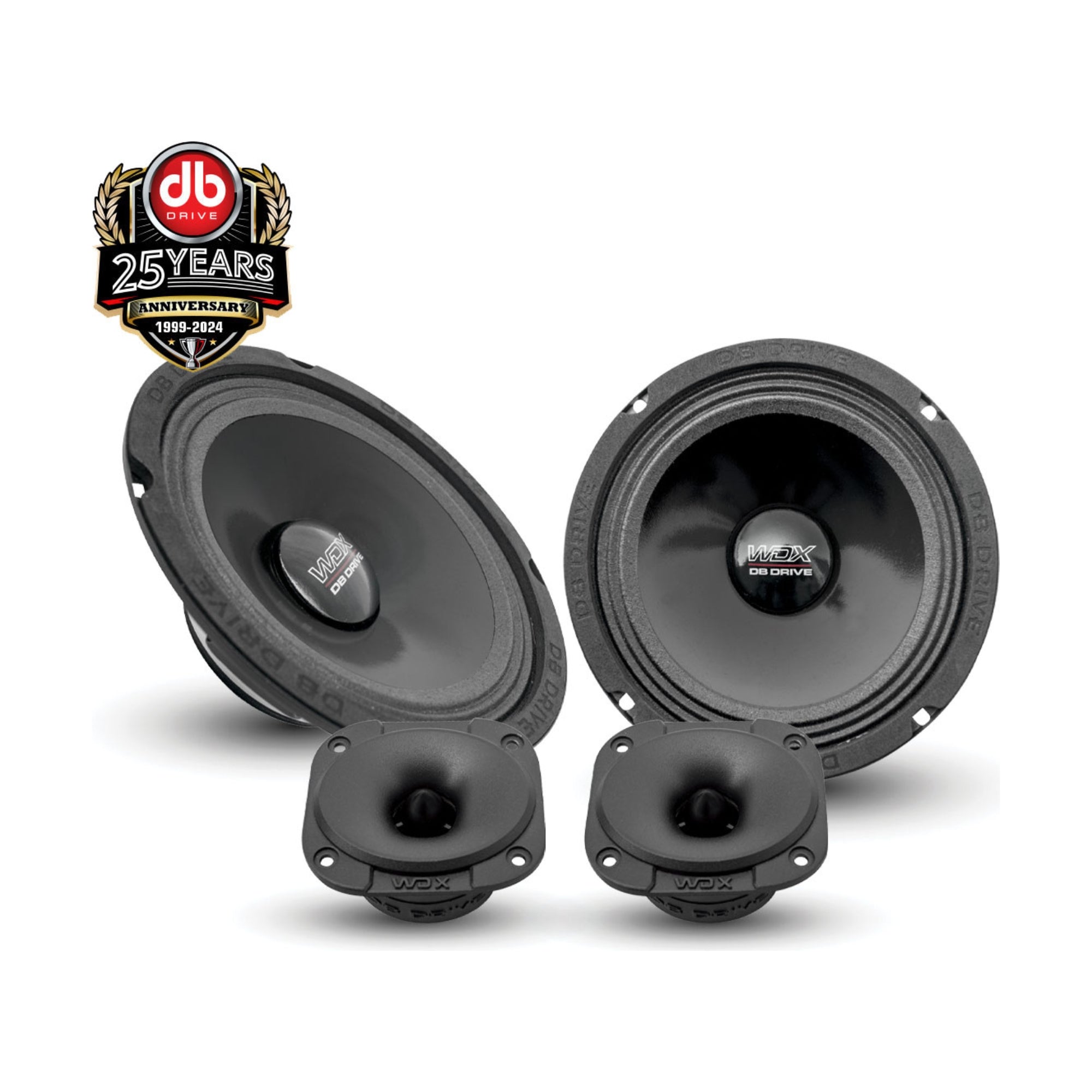 Set de Medios Rangos DB Drive WDX5N-6.5-2MTW 1400 Watts 6.5" 4 Ohms