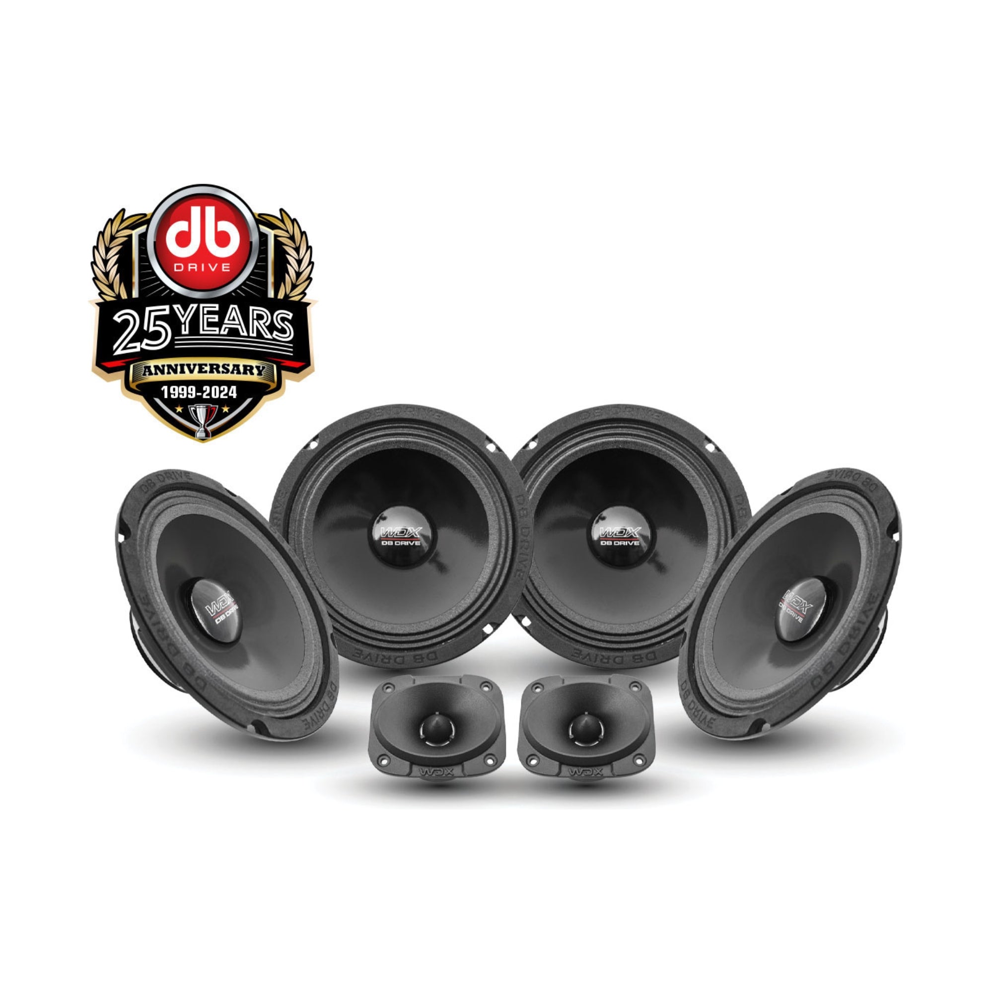 Set de Medios Rangos DB Drive WDX5N-6.5-4MTW 2800 Watts 6.5" 4 Ohms