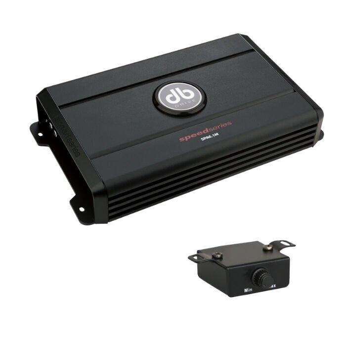 Amplificador Monoblock DB Drive SPA6.1M 600 Watts Clase AB 2 Ohms Speed Series