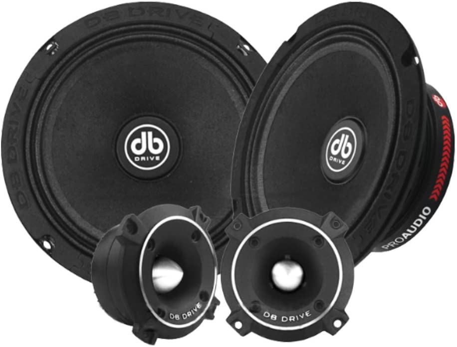 Set de Medios DB Drive PRO9K 500 Watts 6.5 Pulgadas 4 Ohms 250 Watts RMS 2 Vías PRO Audio Series