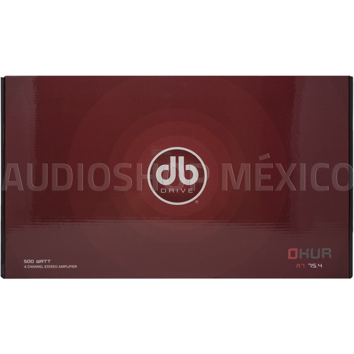 Amplificador 4 Canales DB Drive A7 75.4 500 Watts Clase AB 2 Ohms Open Show SPL Okur Series