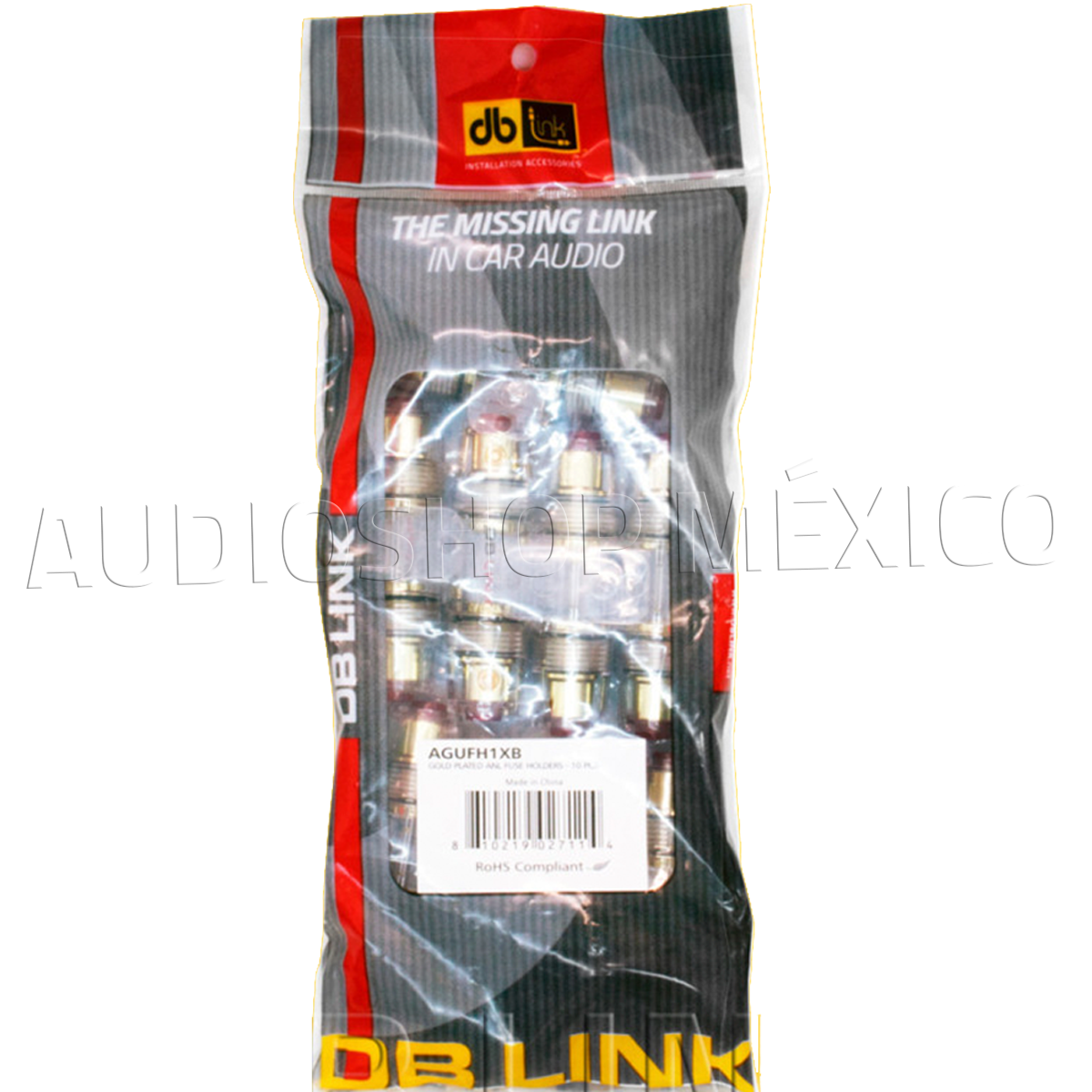 Porta Fusible DB Link AGUFH1XB Bolsa Con 10 Piezas Chapado en oro