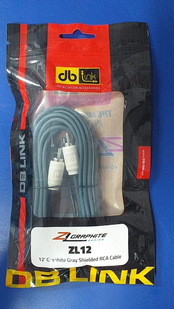 Cable RCA DB Link ZL12 12 pies 3.66 metros Blindado Libre de oxígeno ZL Graphite Series