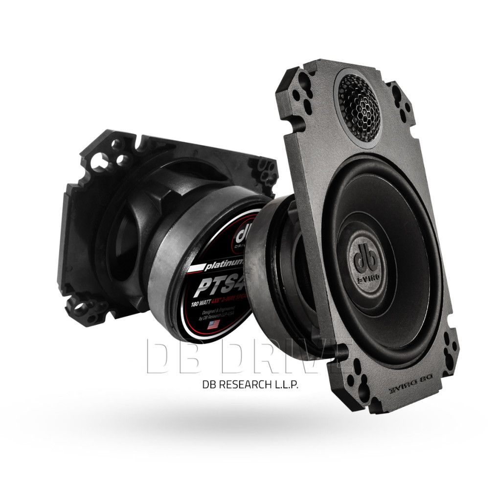 Bocinas DB Drive PTS46 180 Watts 4x6 Pulgadas 2 Ohms 65 Watts RMS Fidelidad Spark