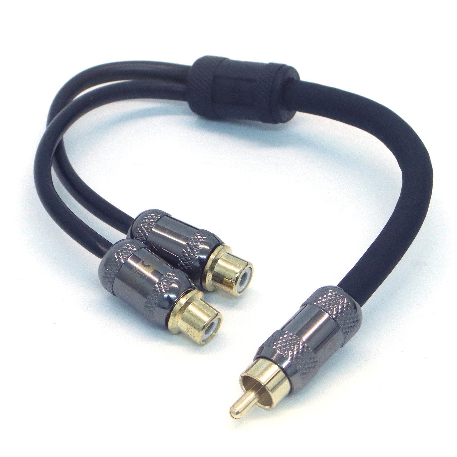 Cable RCA Blindaje Cuádruple DB Link MGY2F 2 Hembra 1 Macho 100% Cobre Maxkore Series