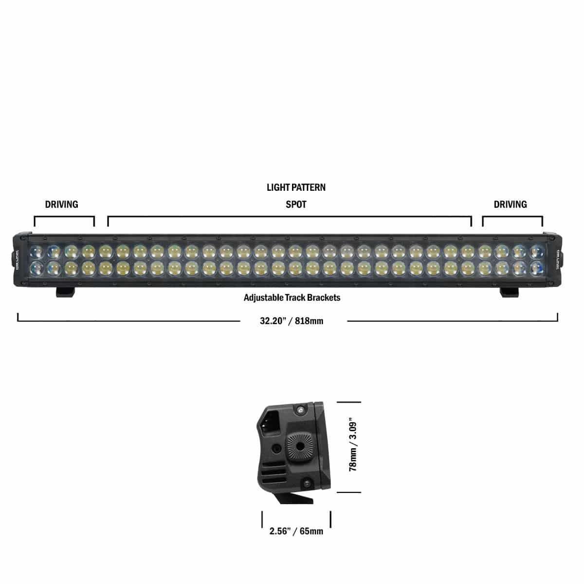 Barra De Luz De Patrón De Iluminación DB Link Lighting Solutions DBLB32RGB 32 Pulgadas