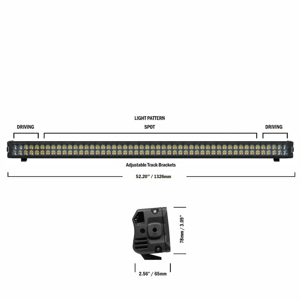 Barra de Luz Marina LED RGB DB Link Lighting Solutions DBLB52RGB 150 Watts 52 Pulgadas Patrón Iluminación