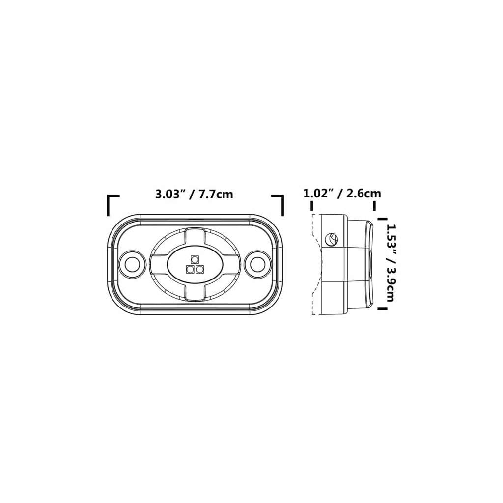 Kit de 4 Faros LED DB Link Lighting Solutions DBSMRGB-4 RGB LED 6 Watts 10-30 Volts