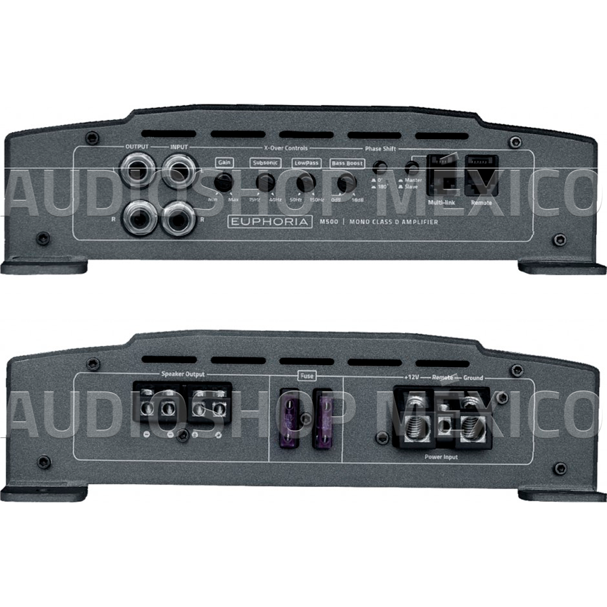 Amplificador Monoblock Euphoria Audio M500 500 Watts Clase D Open Show