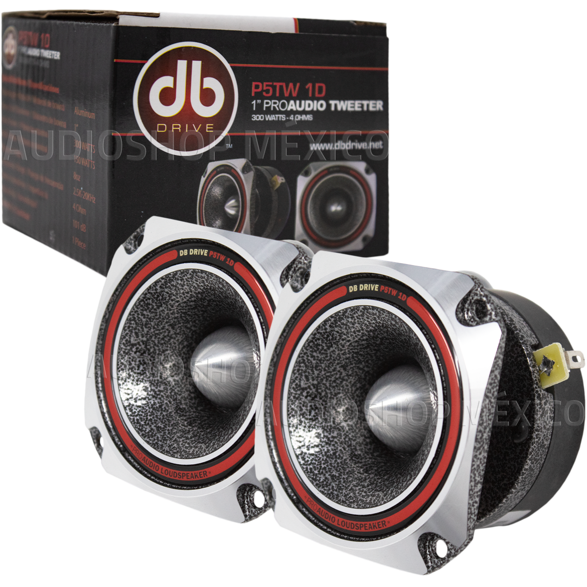 Tweeters Open Show DB Drive P5TW 1D 600 Watts 1 Pulgada 4 Ohms PRO Audio Series (Venta por par)