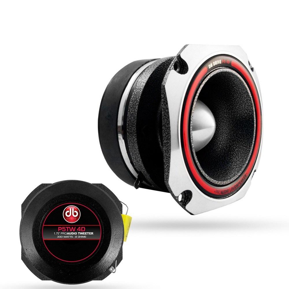 Tweeters de Bala DB Drive P5TW 4D 300 Watts 1.75 Pulgadas Open Show 170 Watts RMS (Venta por par)