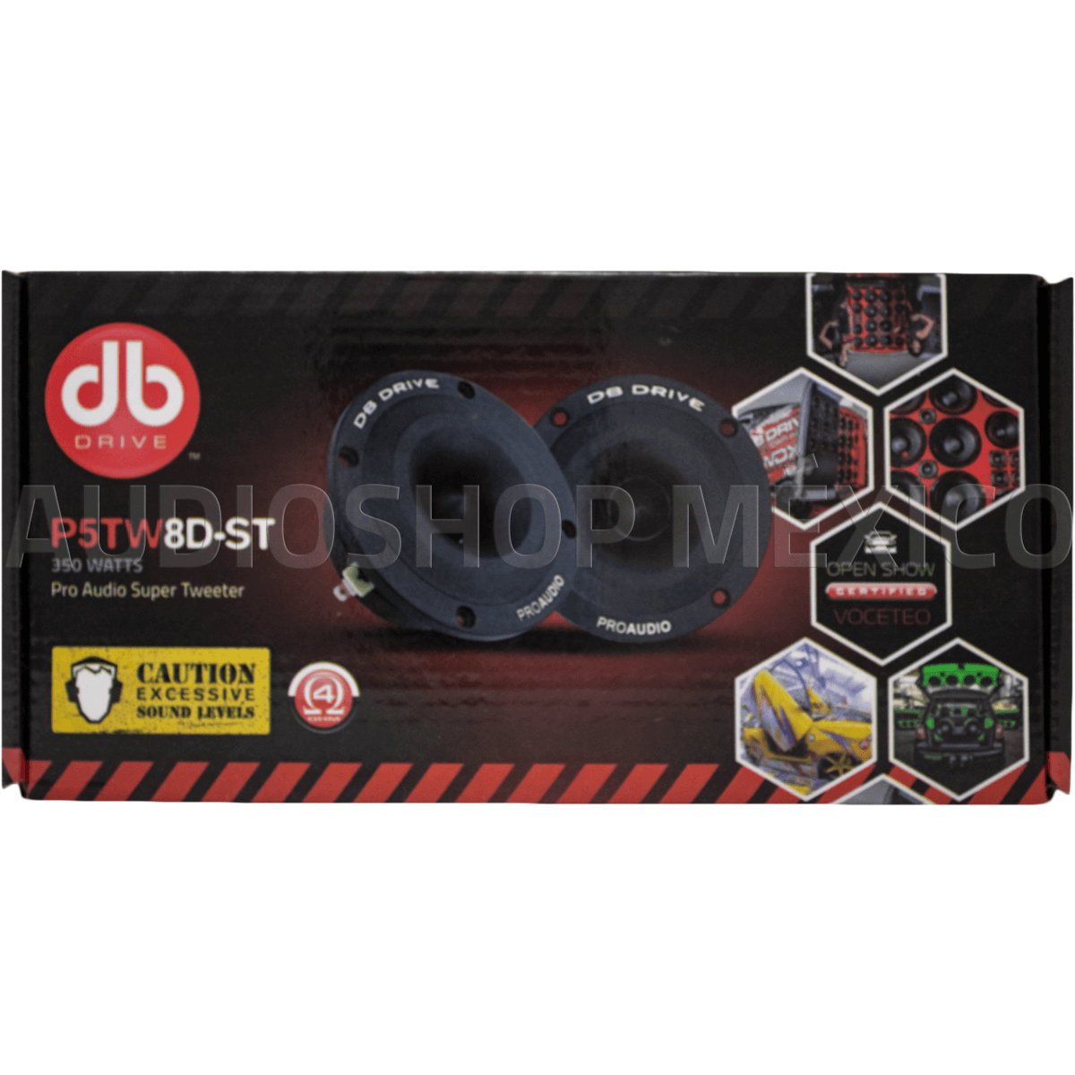 Set de Tweeters Open Show DB Drive P5TW 8D-ST 300 Watts 1 Pulgada 4 Ohms