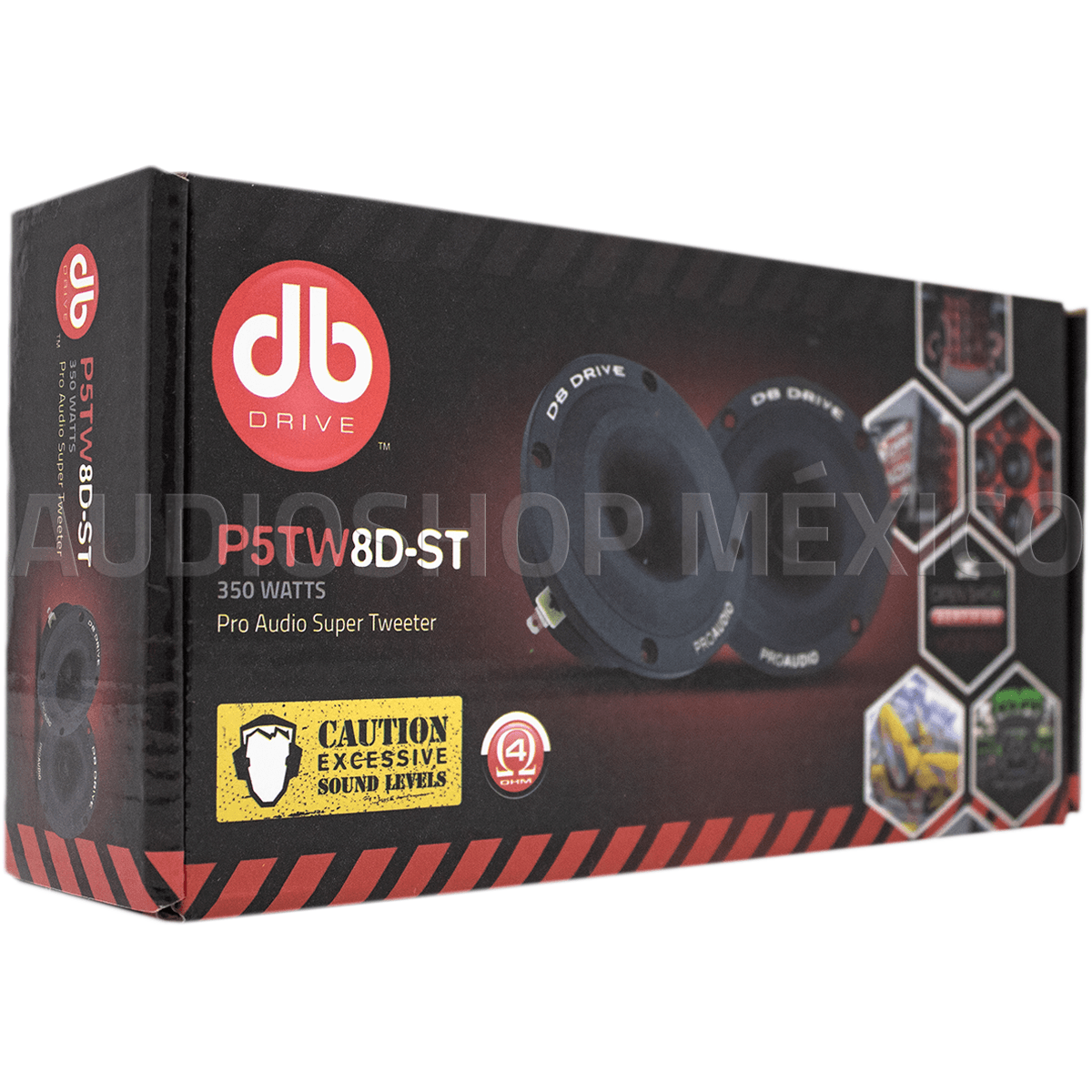 Set de Tweeters Open Show DB Drive P5TW 8D-ST 300 Watts 1 Pulgada 4 Ohms