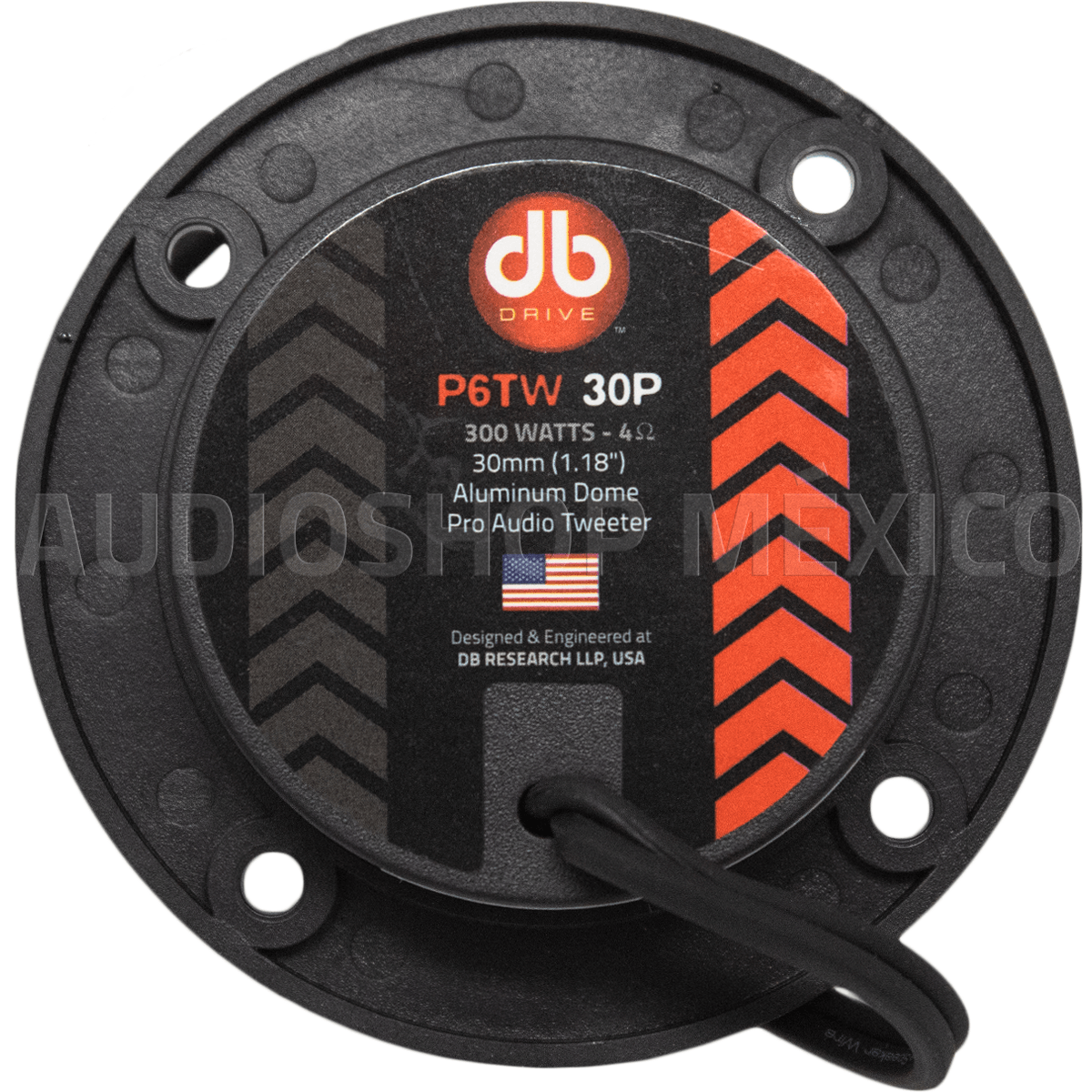 Tweeters de Repuesto DB Drive P6TW 30P 300 Watts 1.18 Pulgadas 4 Ohms 150 Watts RMS