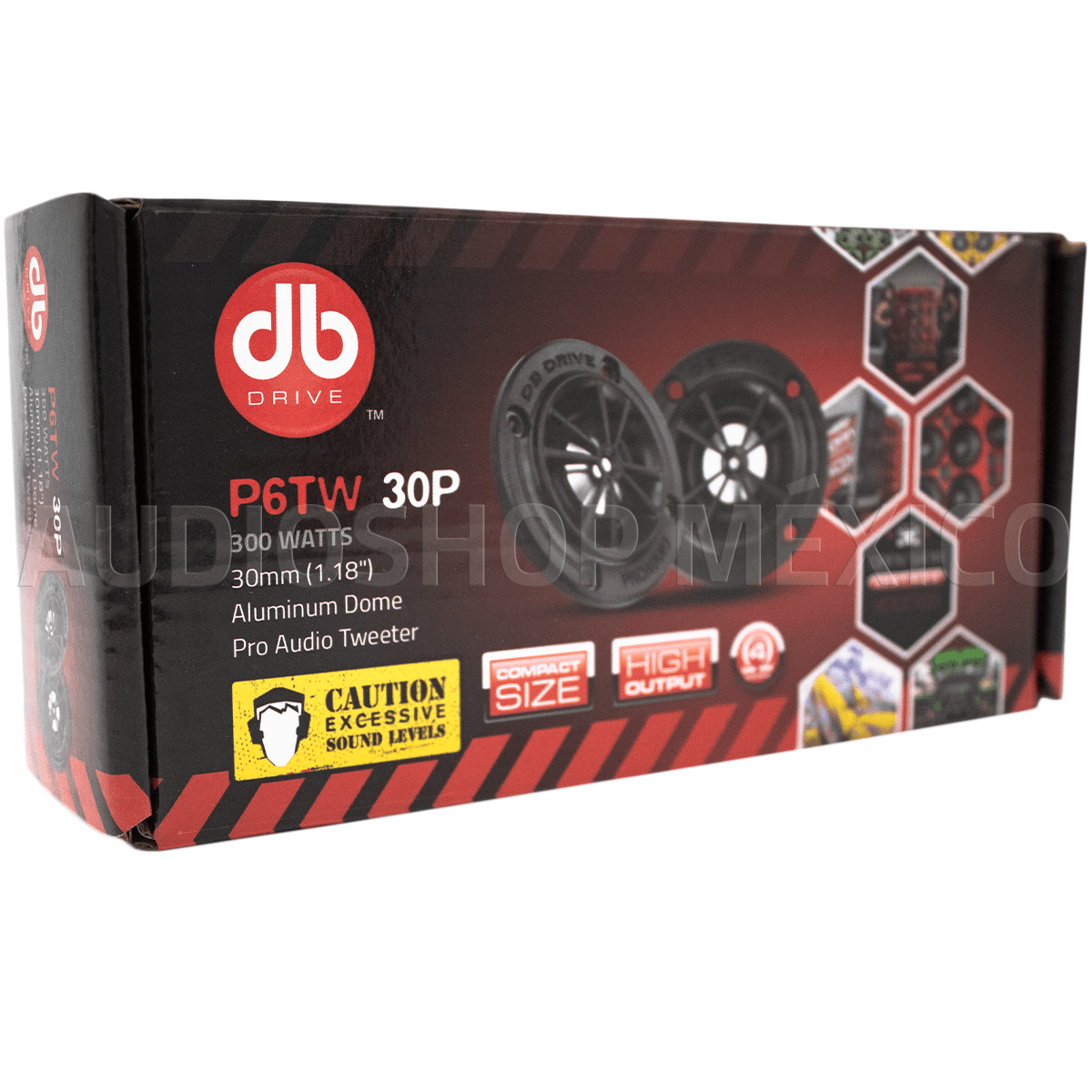 Tweeters de Repuesto DB Drive P6TW 30P 300 Watts 1.18 Pulgadas 4 Ohms 150 Watts RMS