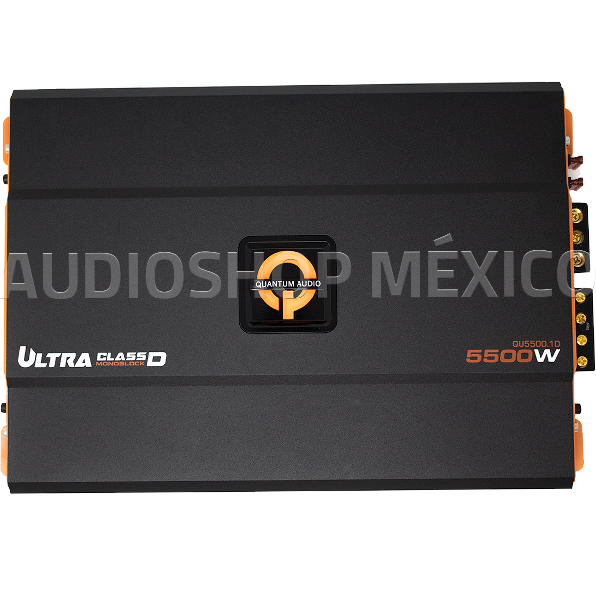 Amplificador Monoblock Quantum Audio QU5500.1D 5500 Watts Clase D con control de bajos Ultra Series