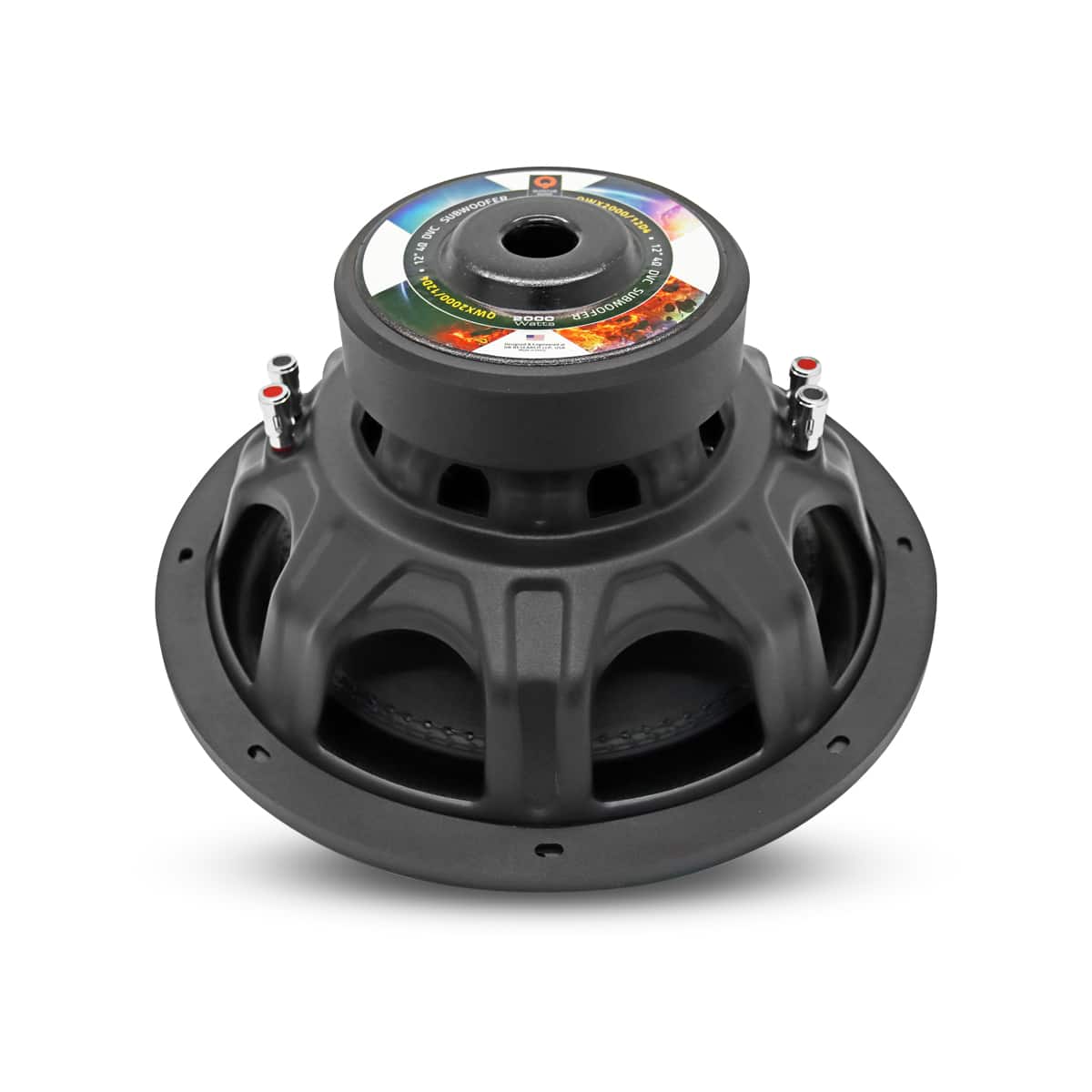 Subwoofer Quantum Audio QWX2000/12D4 2000 Watts 12 Pulgadas 4 Ohms Doble Bobina QWX Series