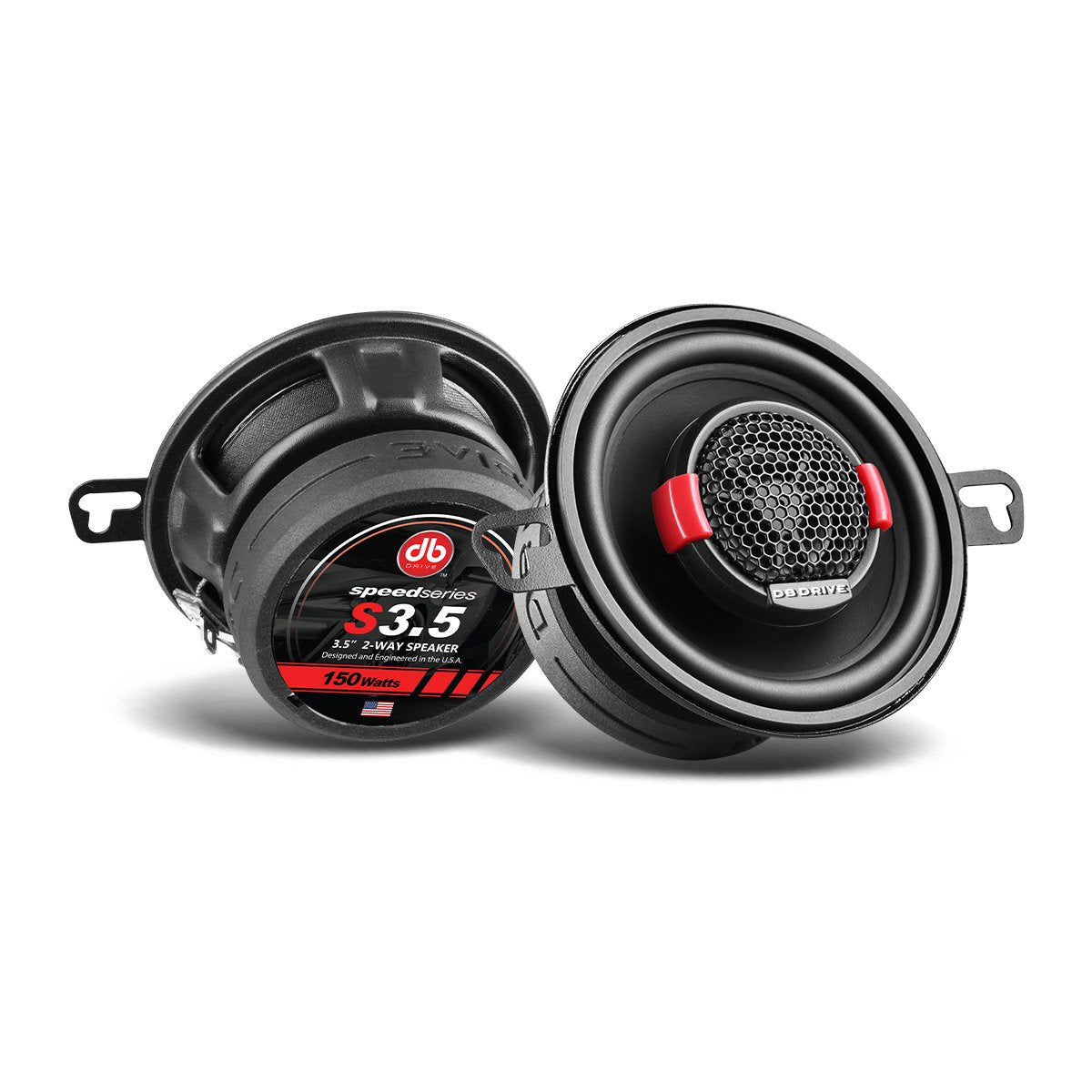 Bocinas Coaxiales DB Drive S3.5 150 Watts 3.5 Pulgadas Speed Series