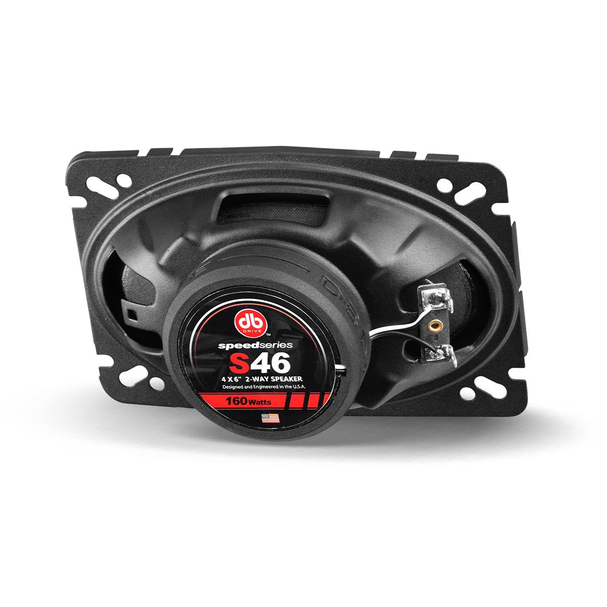 Bocinas Coaxiales para auto DB Drive S46 160 Watts 4x6 Pulgadas 2 Vías Speed Series