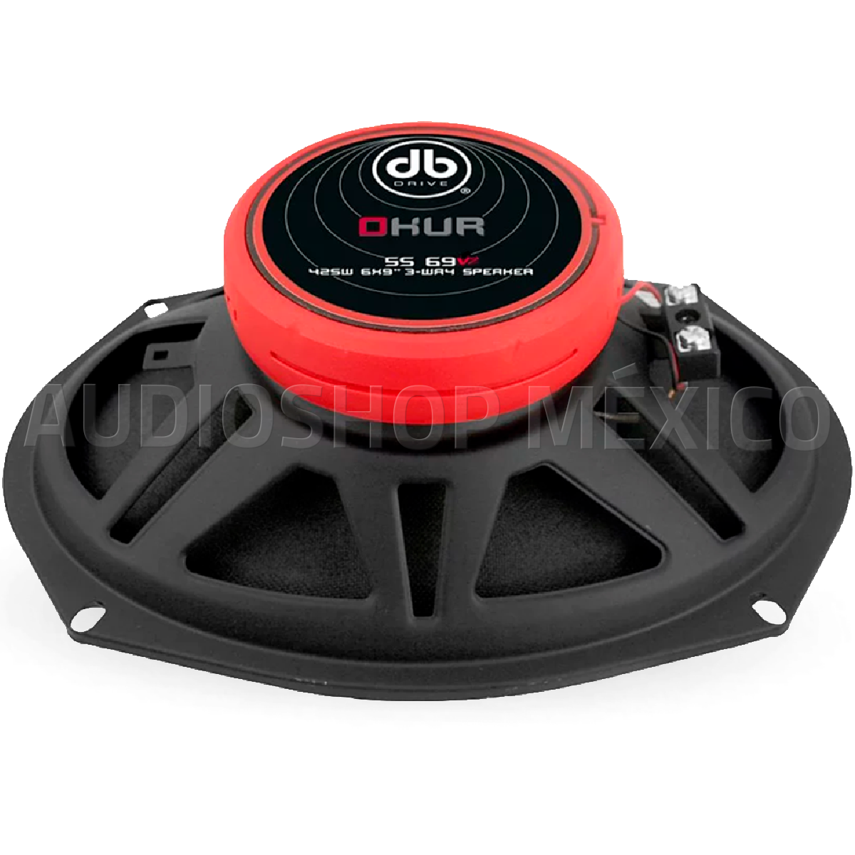 Bocinas Triaxiales DB Drive S5 69v2 425 Watts 6x9 Pulgadas 4 Ohms 100 Watts RMS 3 Vías Okur