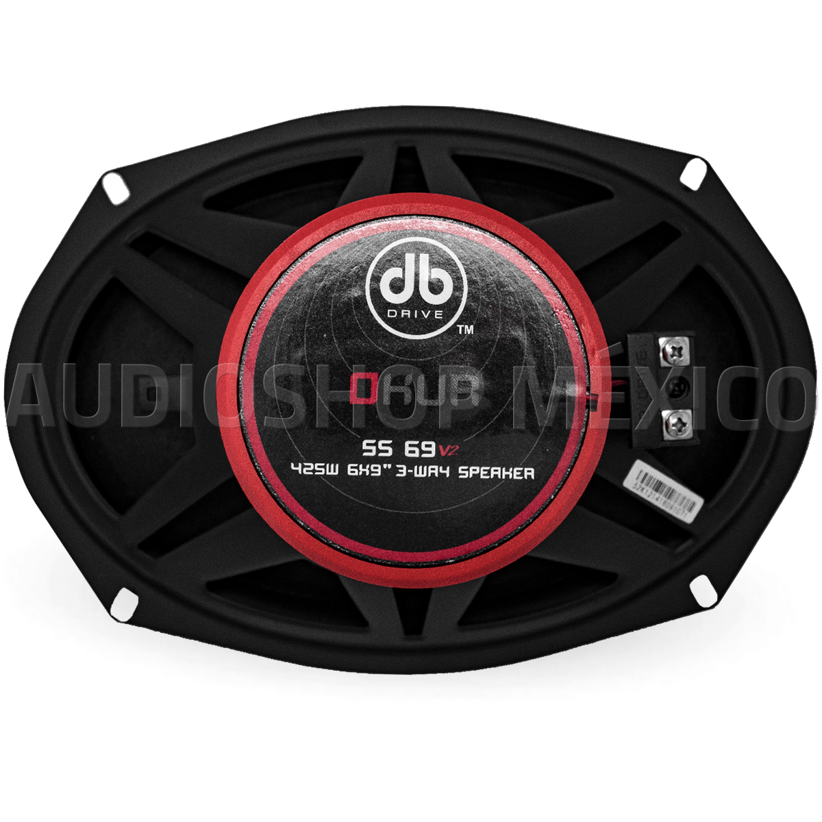 Bocinas Triaxiales DB Drive S5 69v2 425 Watts 6x9 Pulgadas 4 Ohms 100 Watts RMS 3 Vías Okur