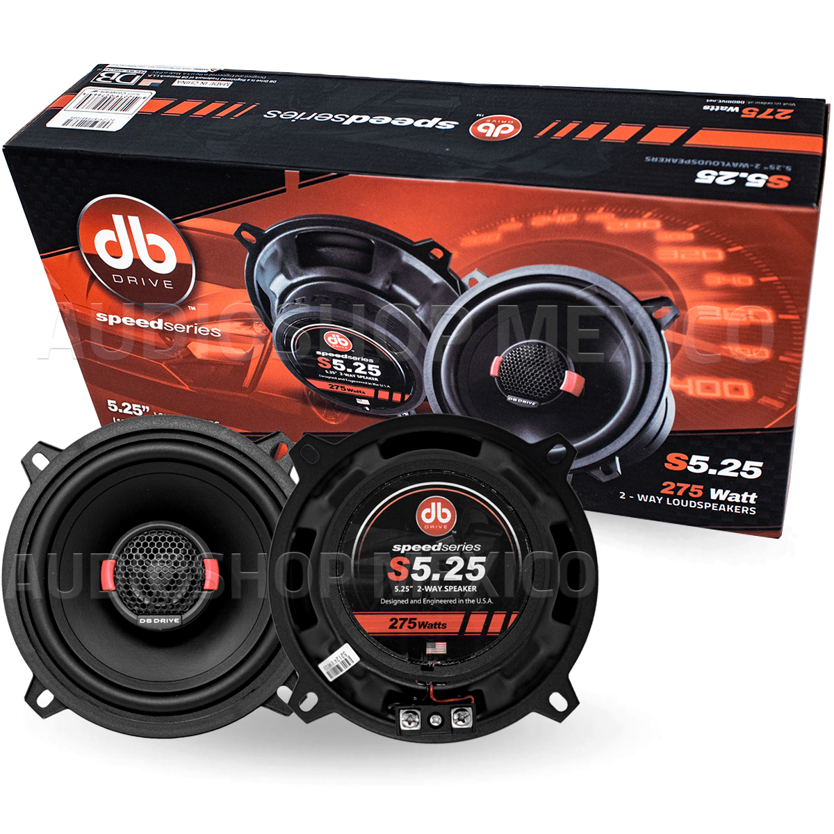 Bocinas DB Drive S5.25 275 Watts 5.25 Pulgadas Spark Atos 2 Vías