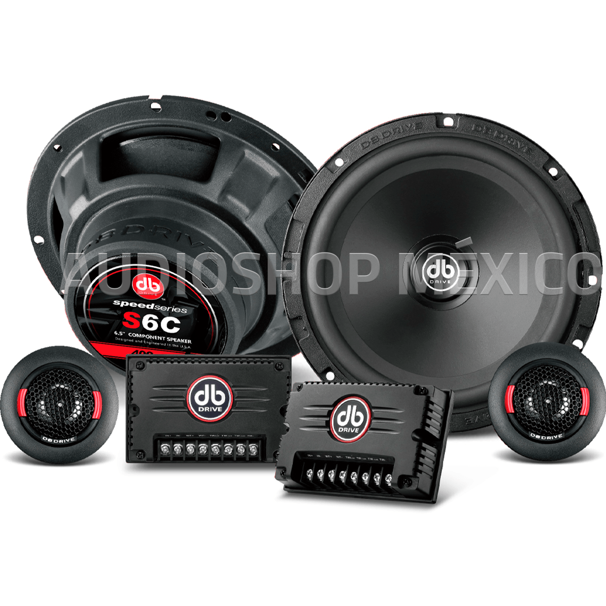 Set de Medios DB Drive S6C 400 Watts 6.5 Pulgadas 4 Ohms 90 Watts RMS Speed Series