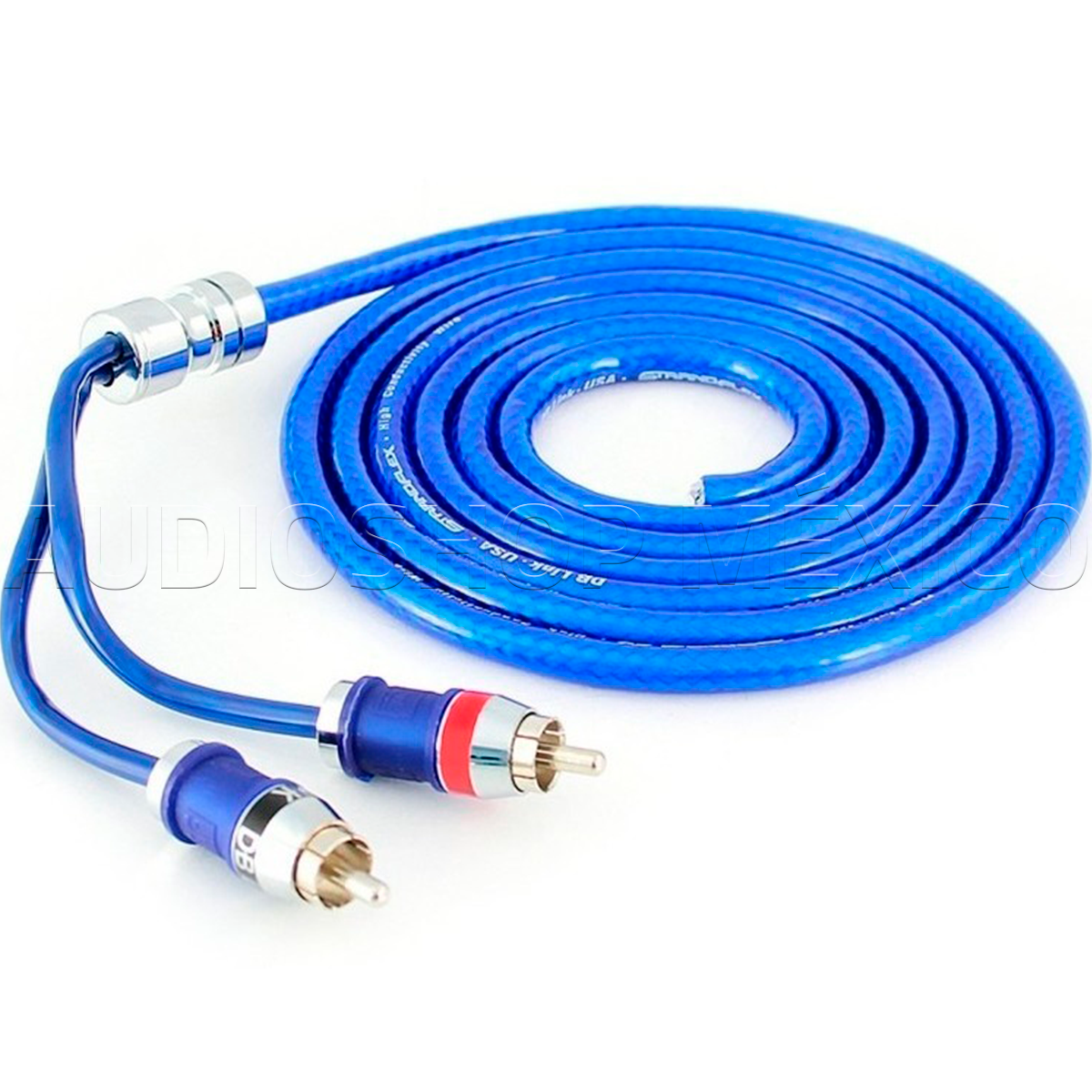 Cable RCA Car Audio Ultra Fexible DB Link SF1.5 1.5 pies 45 cm Strandflex Series