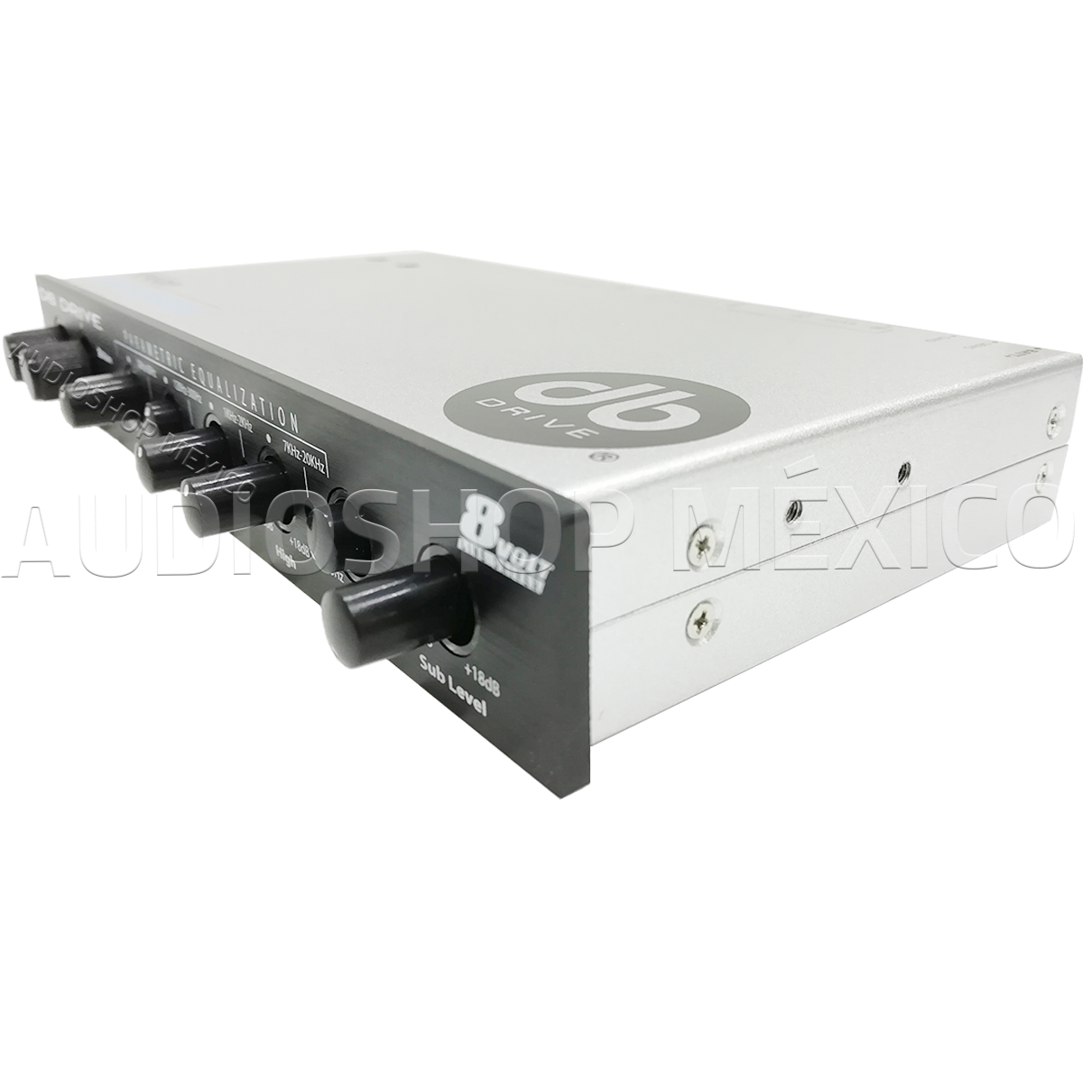 Ecualizador Paramétrico 4 Bandas DB Drive SPEQP 8 Volts RMS Controles Iluminados