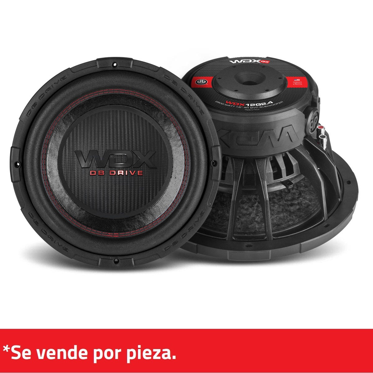 Subwoofer DB Drive WDX12G2.4 2500 Watts 12 Pulgadas 4 Ohms Doble Bobina