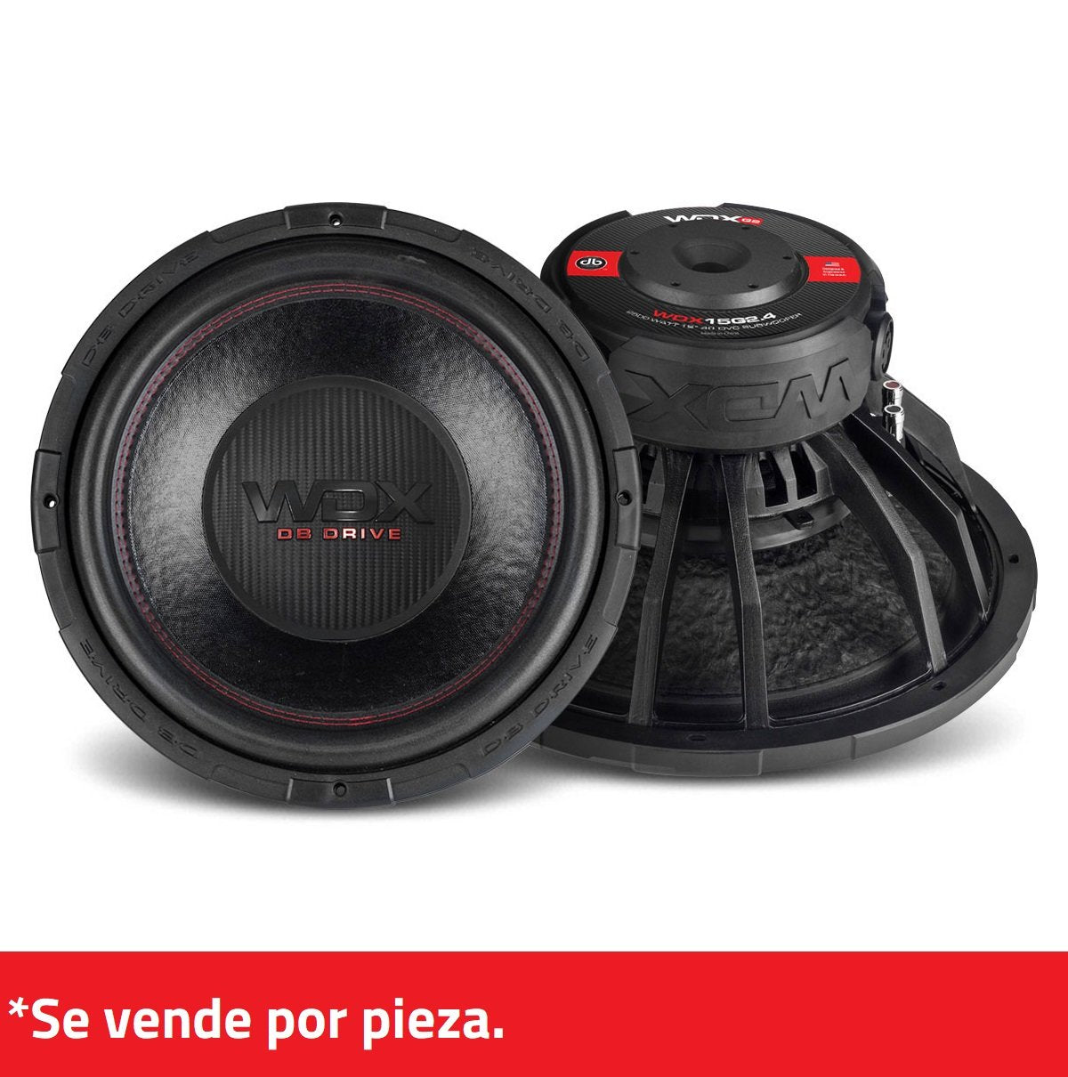 Subwoofer Dvc Db Drive Wdx15g2.4 2500 Watts 4 Ohms Nueva Generación - Audioshop México lo mejor en Car Audio en México -  DB Drive