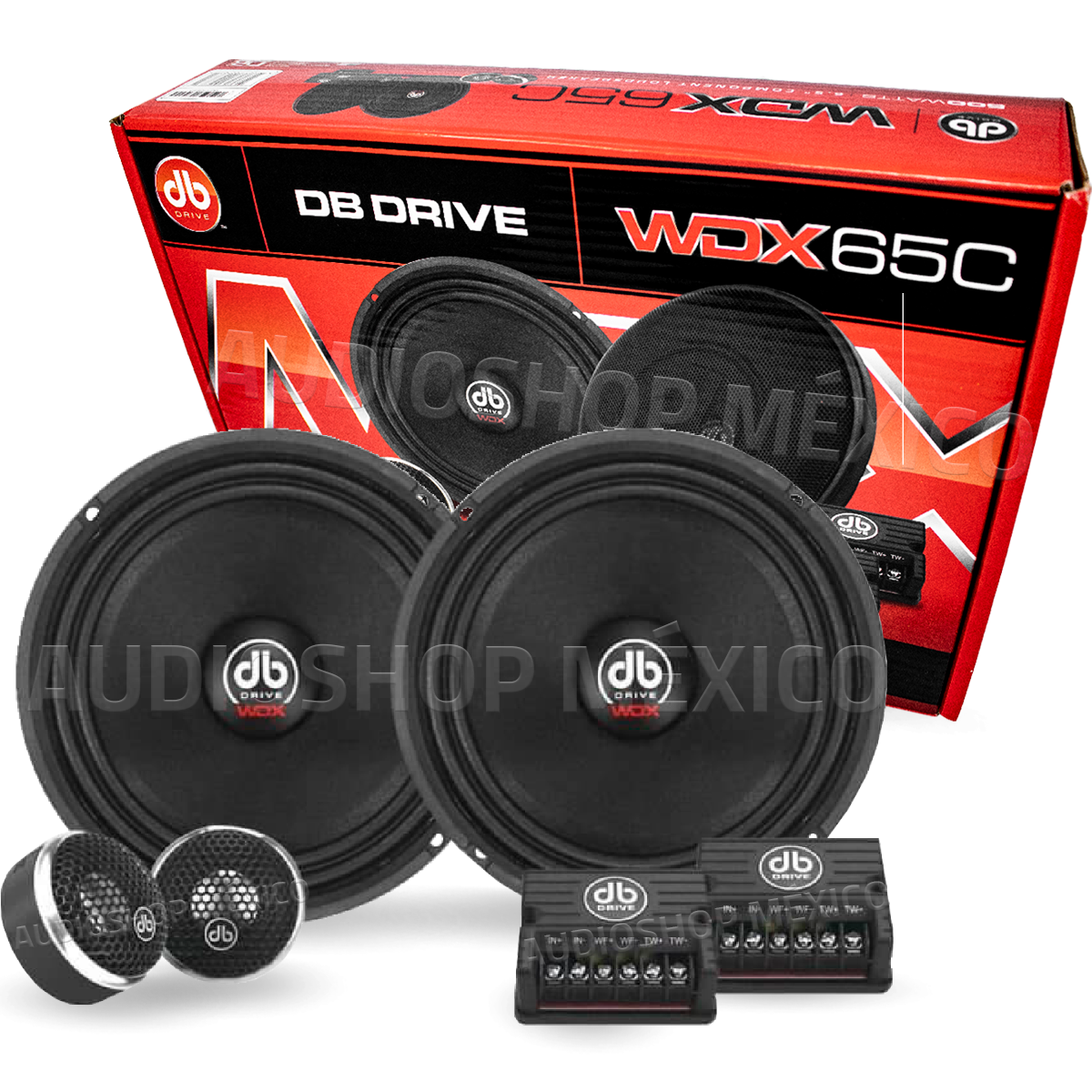 Set de Medios Profesional DB Drive WDX65C 500 Watts 6.5 Pulgadas 4 Ohms 250 Watts RMS