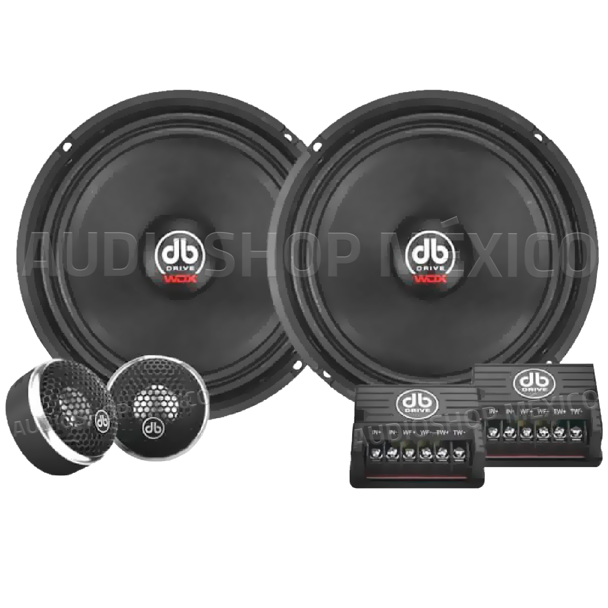 Set de Medios Profesional DB Drive WDX65C 500 Watts 6.5 Pulgadas 4 Ohms 250 Watts RMS