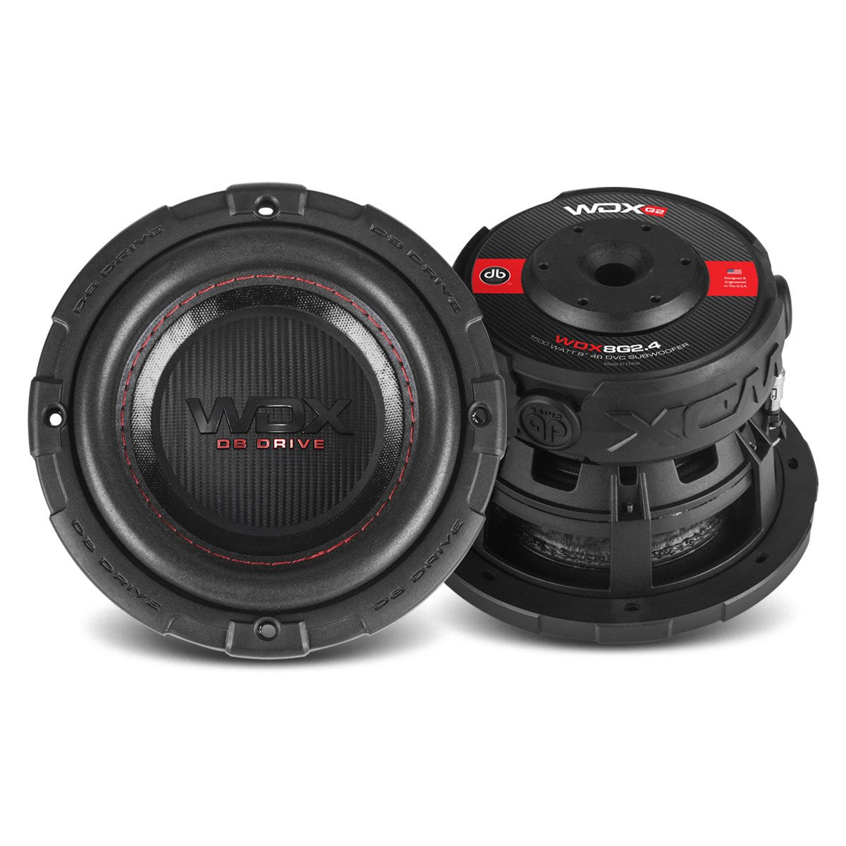 Subwoofer Profesional DVC DB Drive WDX8G2.4 1500 Watts 8 Pulgadas 4 Ohms Doble Bobina WDX Series