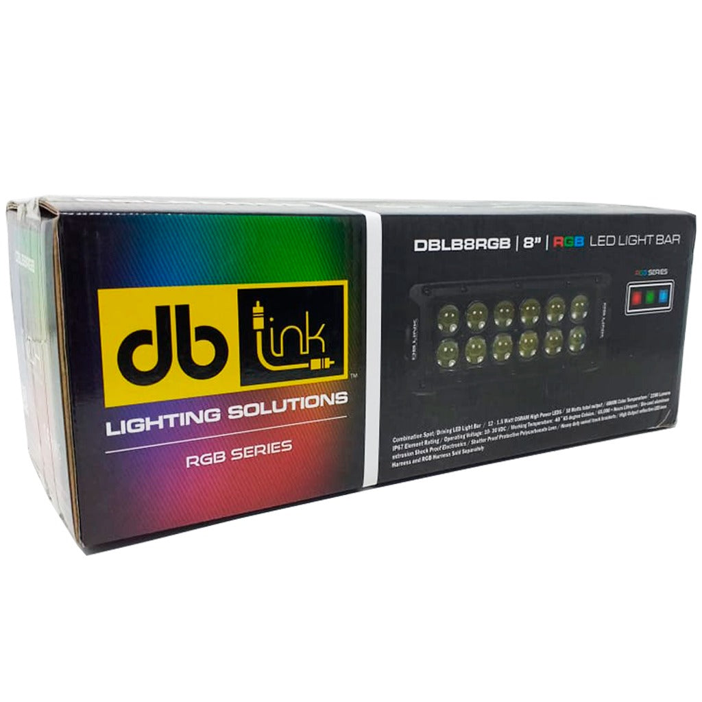 Barra de luz marina LED RGB DB Link Lighting Solutions DBLB8RGB 18 Watts 8 Pulgadas