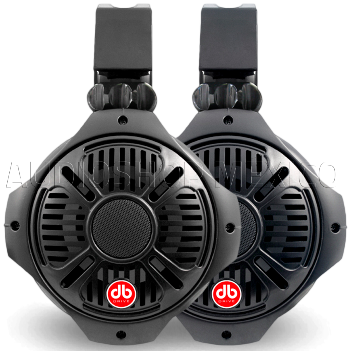 Bocinas Marinas De Torre DB Drive APT8.0PROv2-B 600 Watts 8 Pulgadas 4 Ohms Lancha Rzrs Can Am Motor Sport Uv Protect Rotación 360 Grados