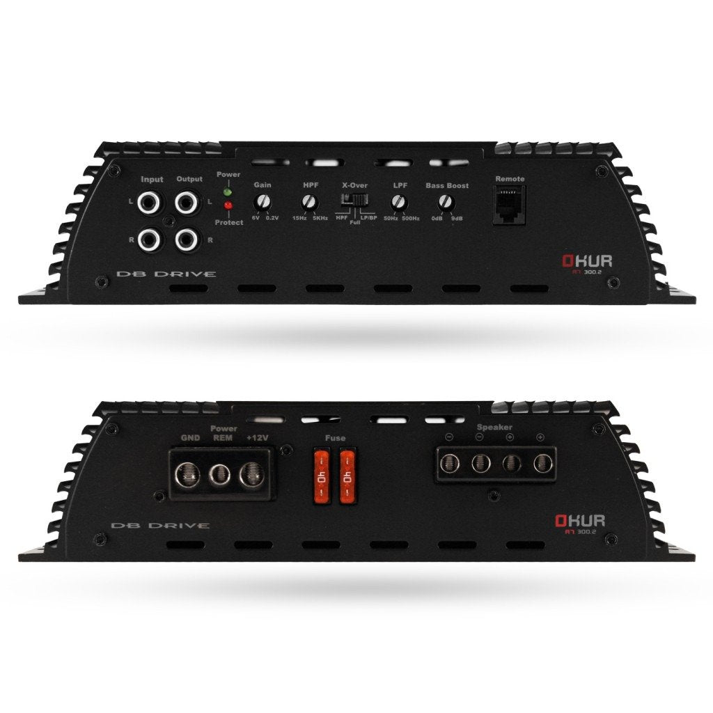 Amplificador 2 Canales Db Drive A7 300.2 900 Watts Clase Ab 2 Ohms Control de bajos