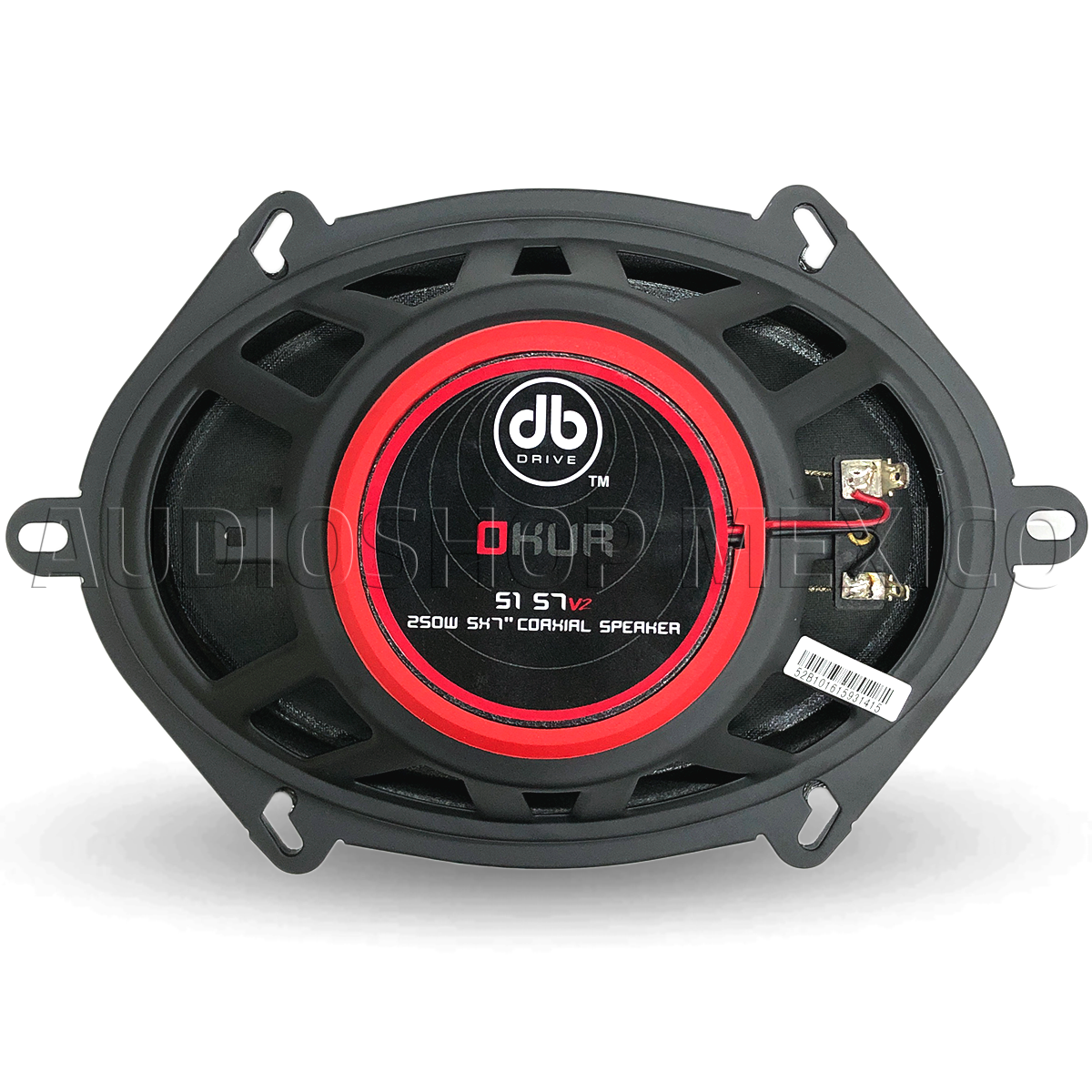 Bocinas Coaxiales DB Drive S1 57v2 250 Watts 5x7 Pulgadas 4 Ohms 55 Watts RMS 2 Vías