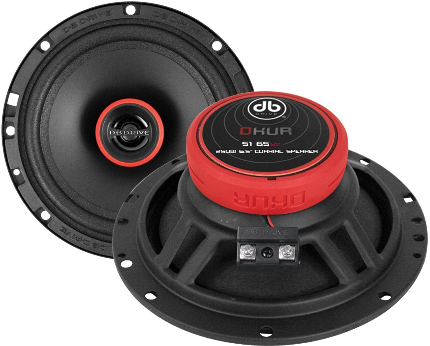 Bocinas DB Drive S1 65v2 250 Watts 6.5 Pulgadas 4 Ohms 55 Watts RMS 2 Vías Okur Series