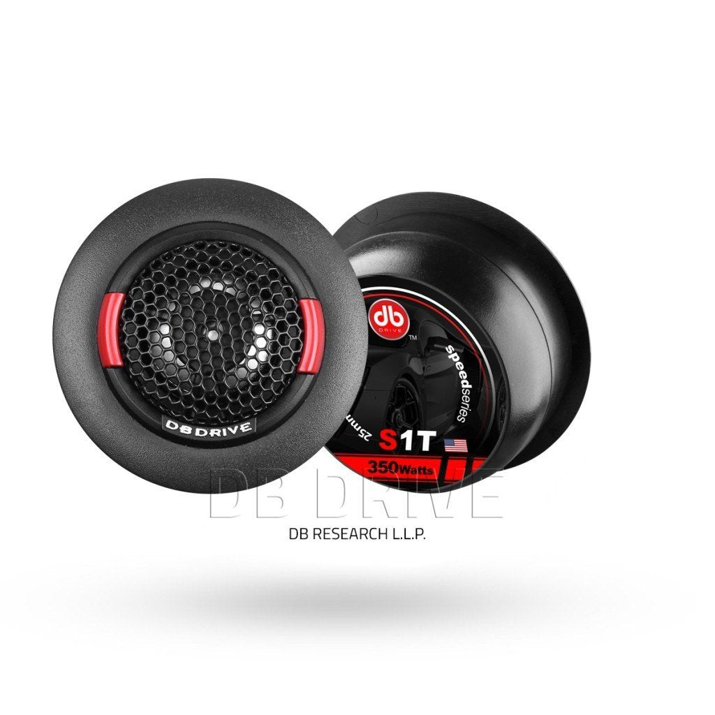 Tweeters de aluminio DB Drive S1T 3/4 Pulgada 350 Watts Max / 75 Watts RMS