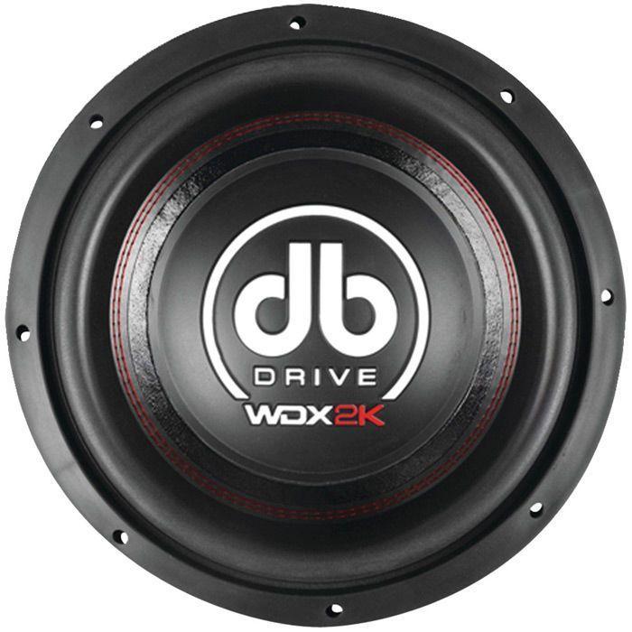 Subwoofer de Competencias Profesional DB Drive WDX12 2K 2000 Watts 12 Pulgadas 4 Ohms Doble Bobina