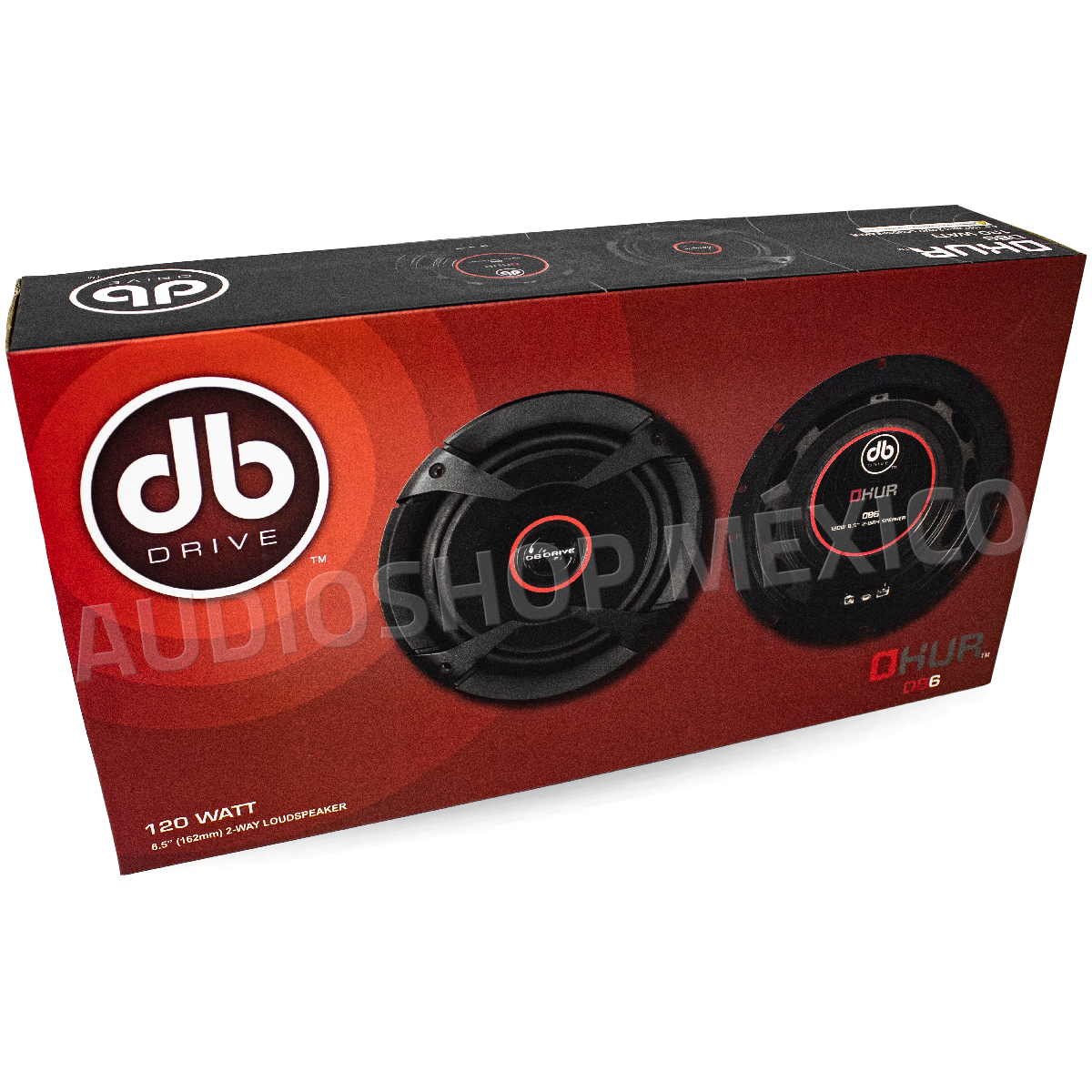 Set De Bocinas Coaxiales DB Drive DB6 120 Watts 6.5 Pulgadas 4 Ohms 2 Vías