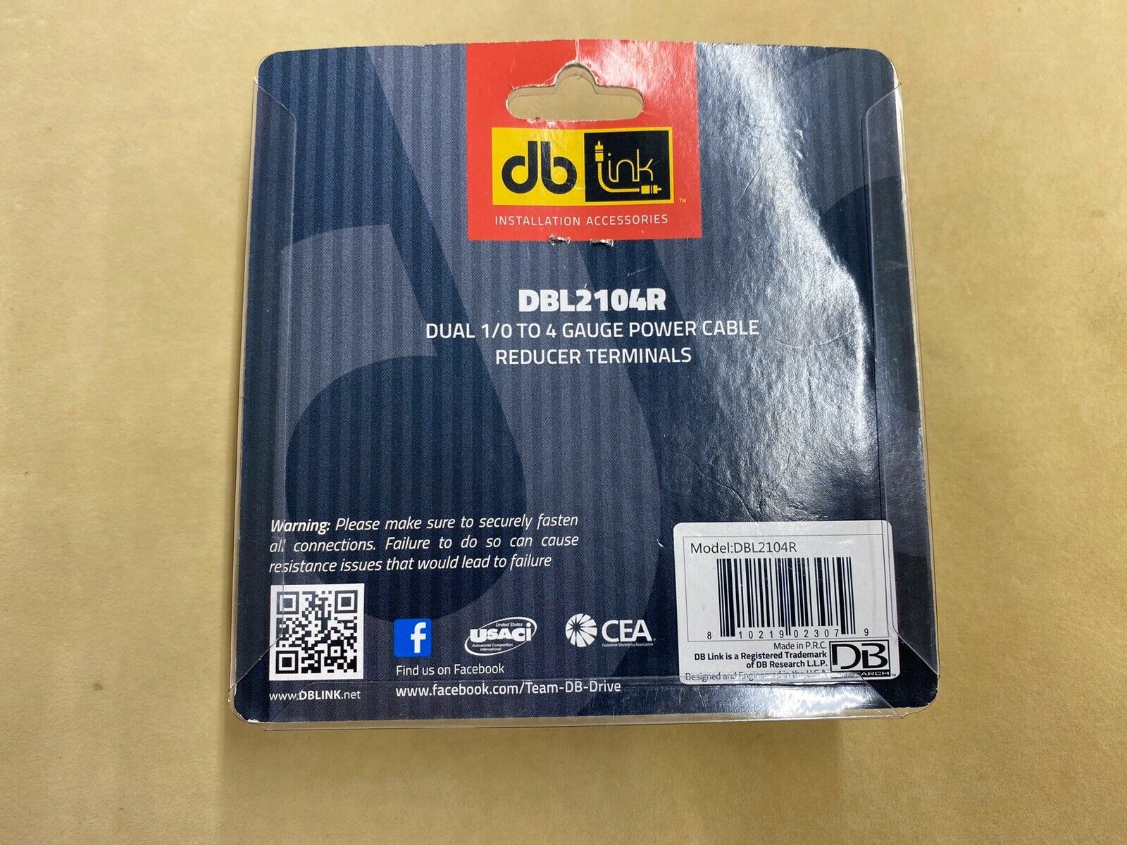 Reductor de Cables DB Link DBL2104R Calibre 4 GA Dual 1/0 GA