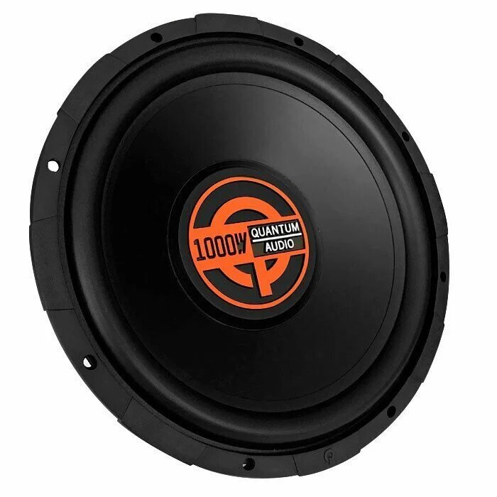 Subwoofer Potente Doble Bobina Quantum Audio Q1000/12D4 1000 Watts Máx 12 Pulgadas 4 Ohms DVC 250 Watts RMS